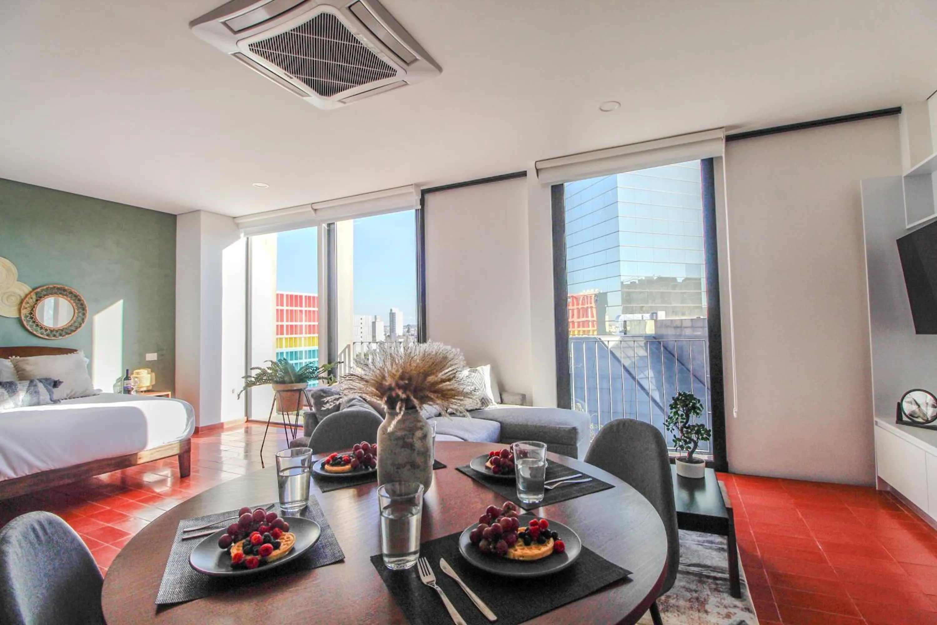 Photo of the whole room, Bed in Tribu Chapultepec 67