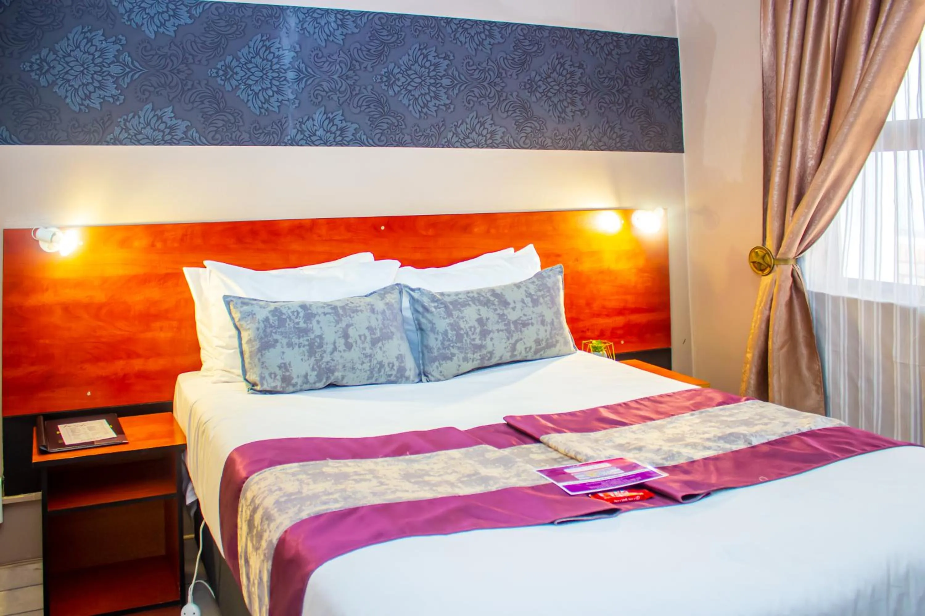 Bed in Scenery Guesthouse Stadium