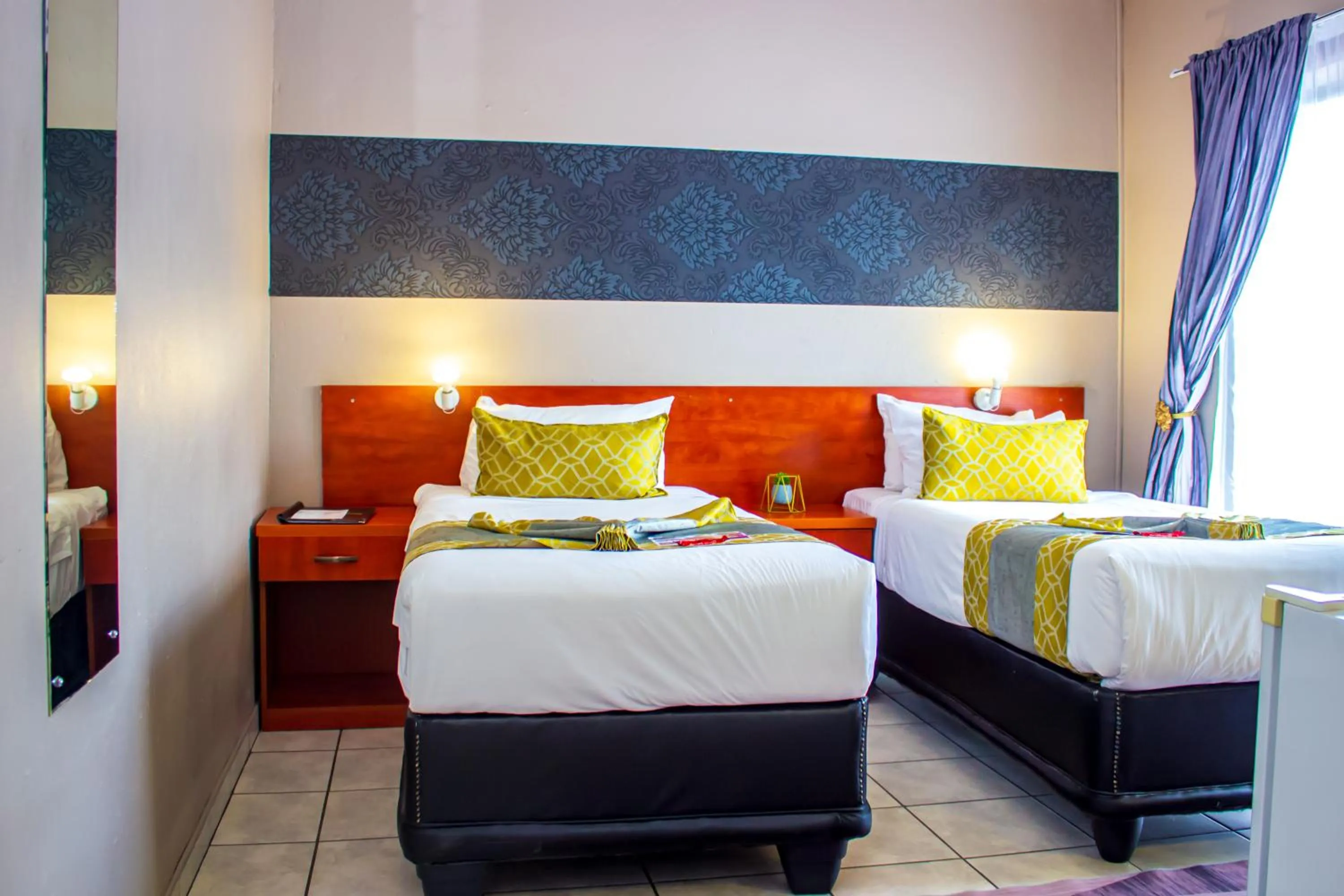 Bed in Scenery Guesthouse Stadium