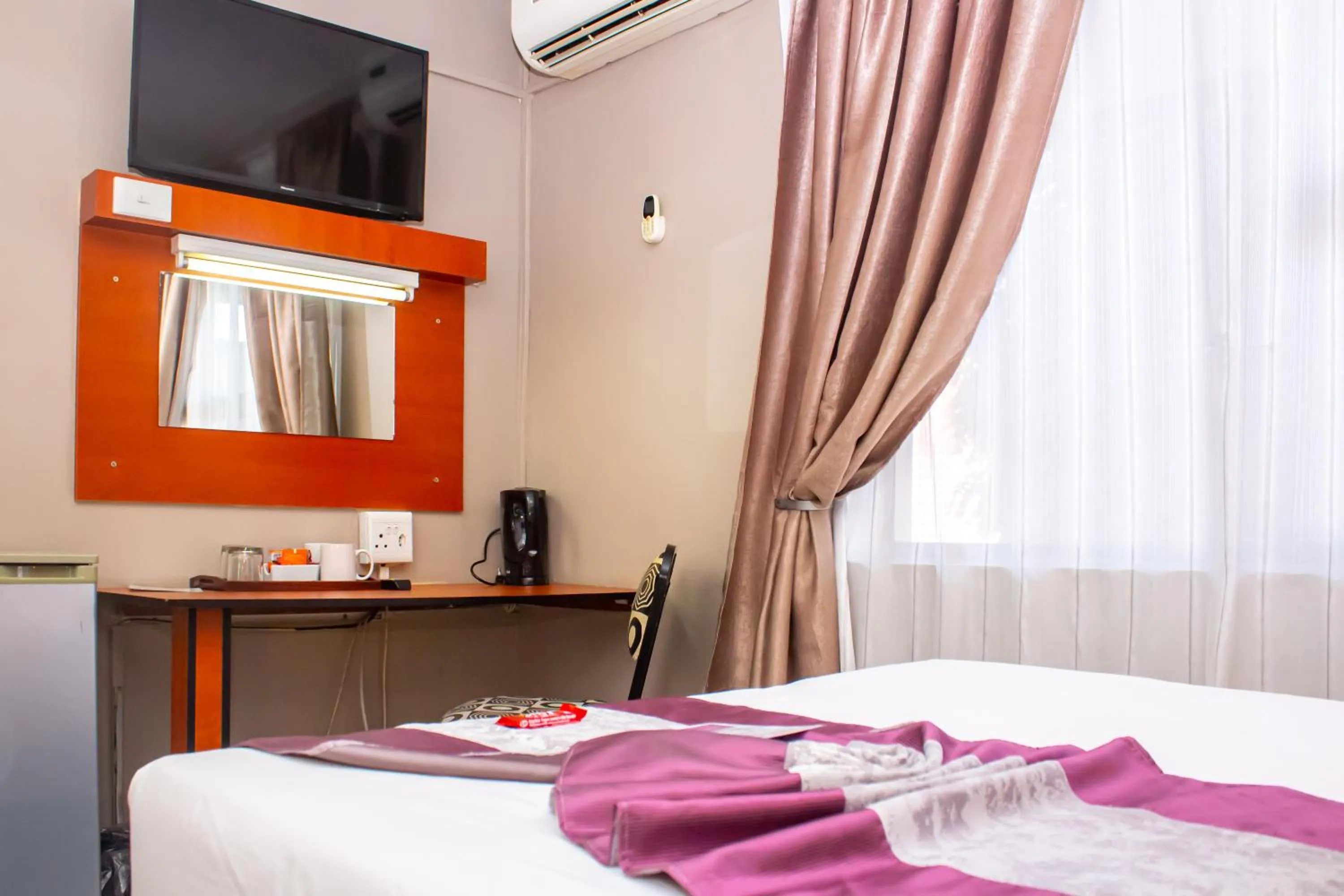 Bed in Scenery Guesthouse Stadium