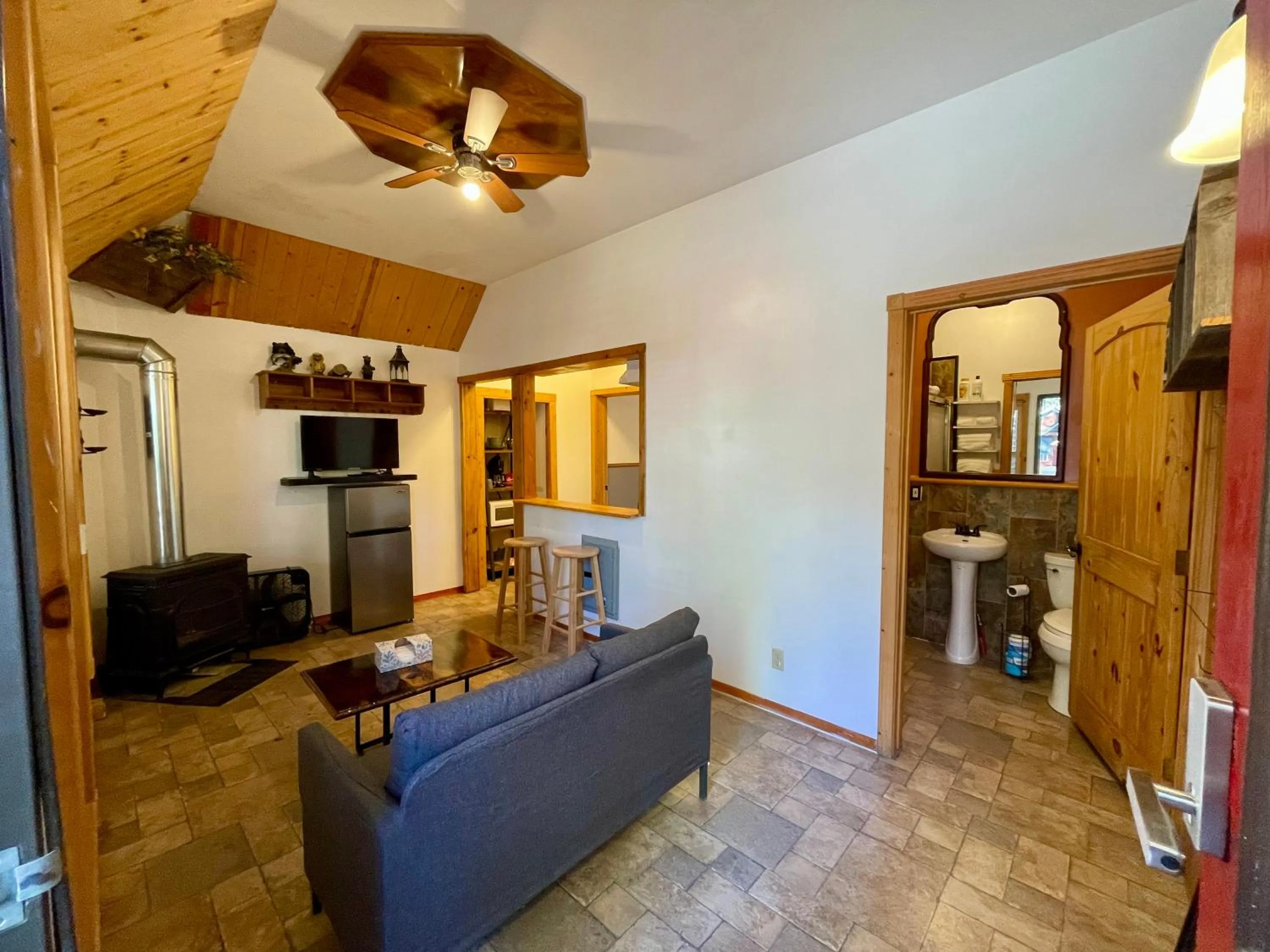Living room in Boulder Bay Cottages