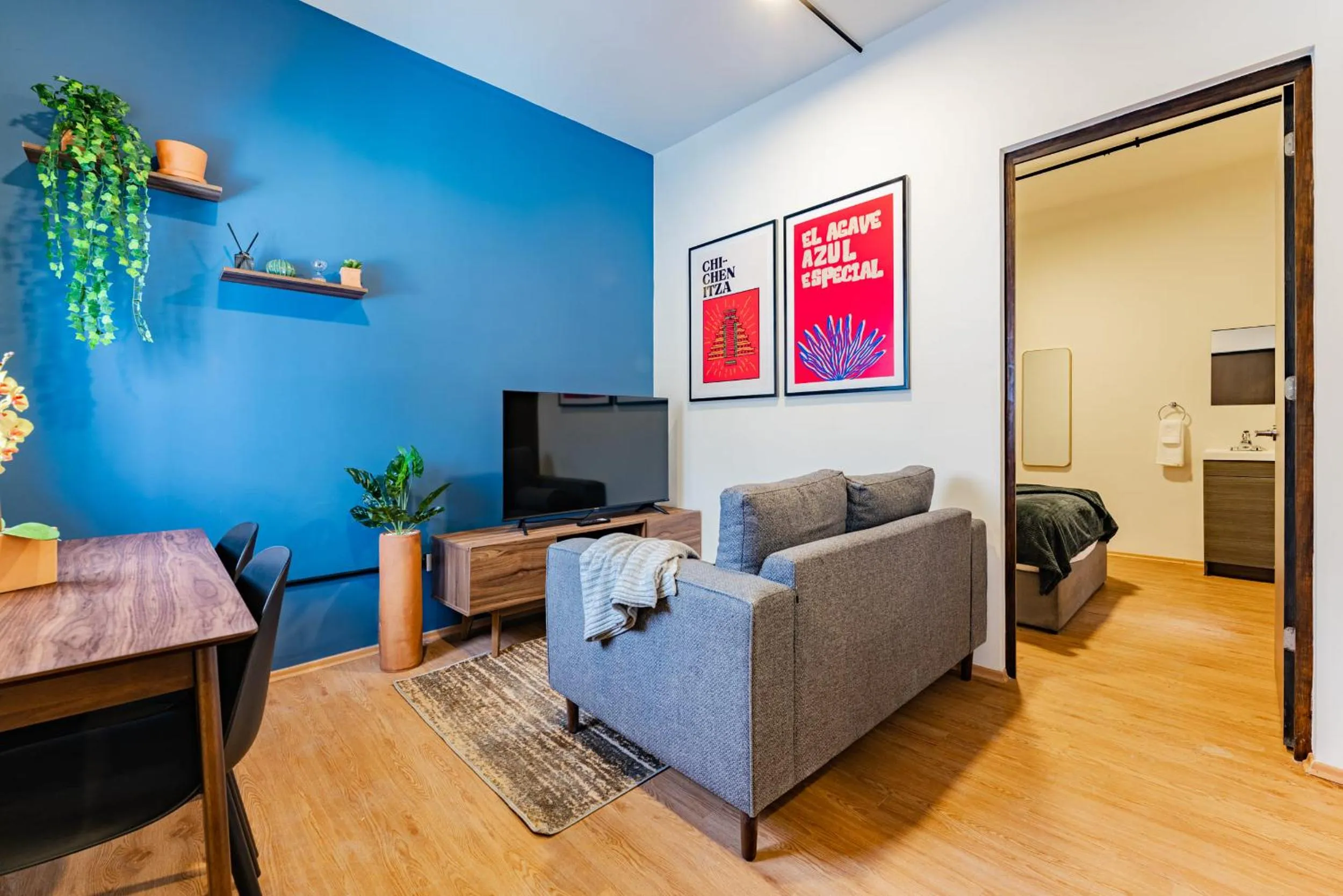 TV and multimedia in Mariano Escobedo Apartments by VH