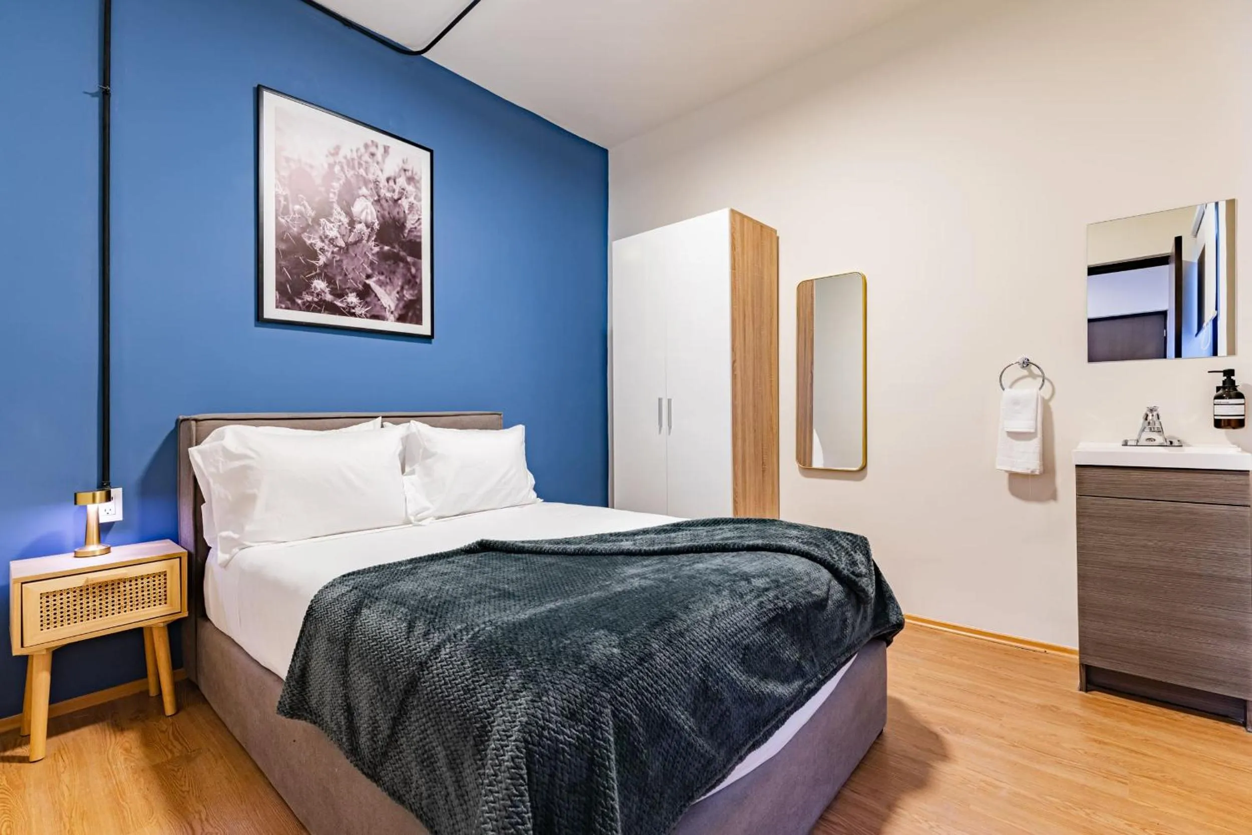 Bedroom, Bed in Mariano Escobedo Apartments by VH