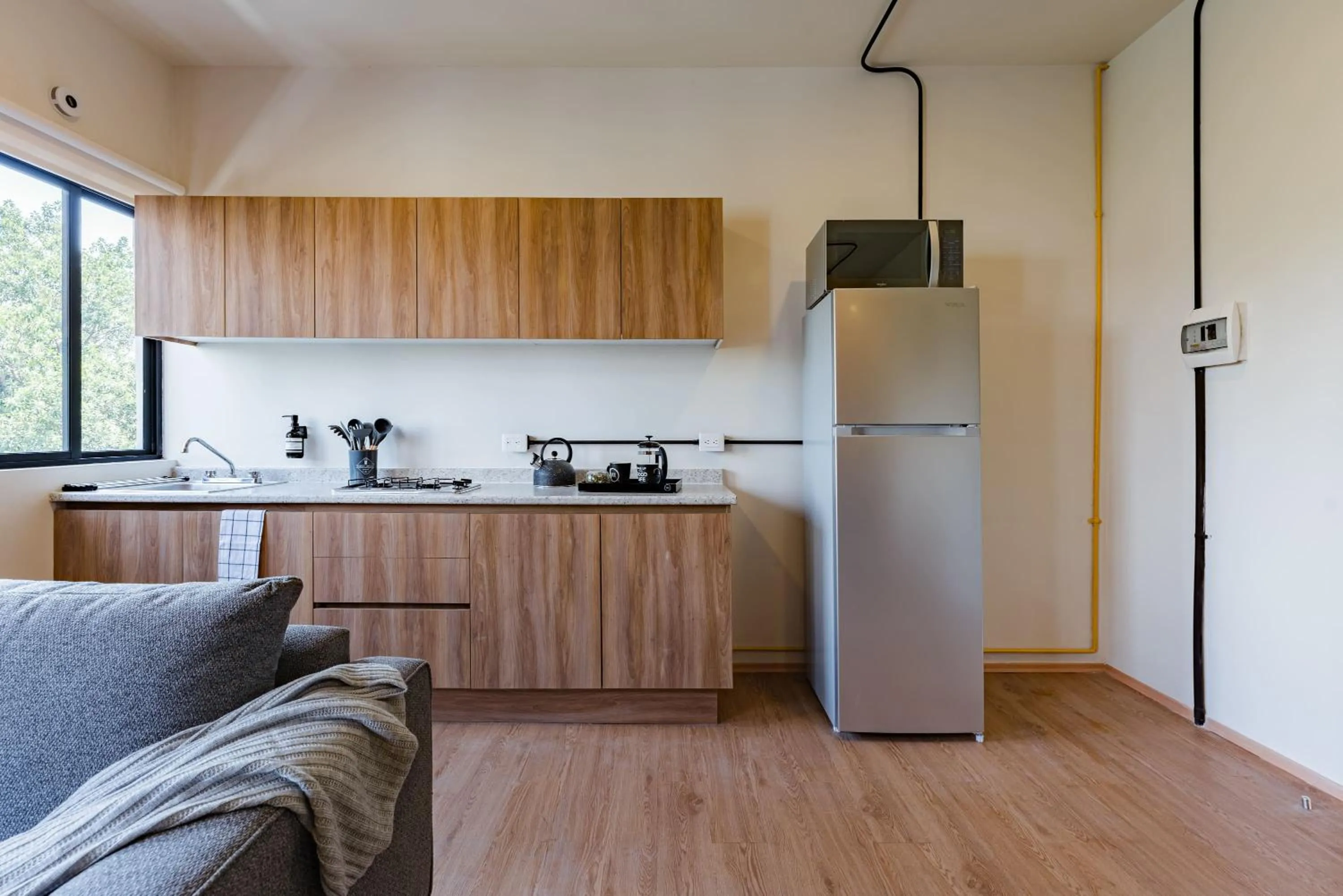 Kitchen or kitchenette in Mariano Escobedo Apartments by VH