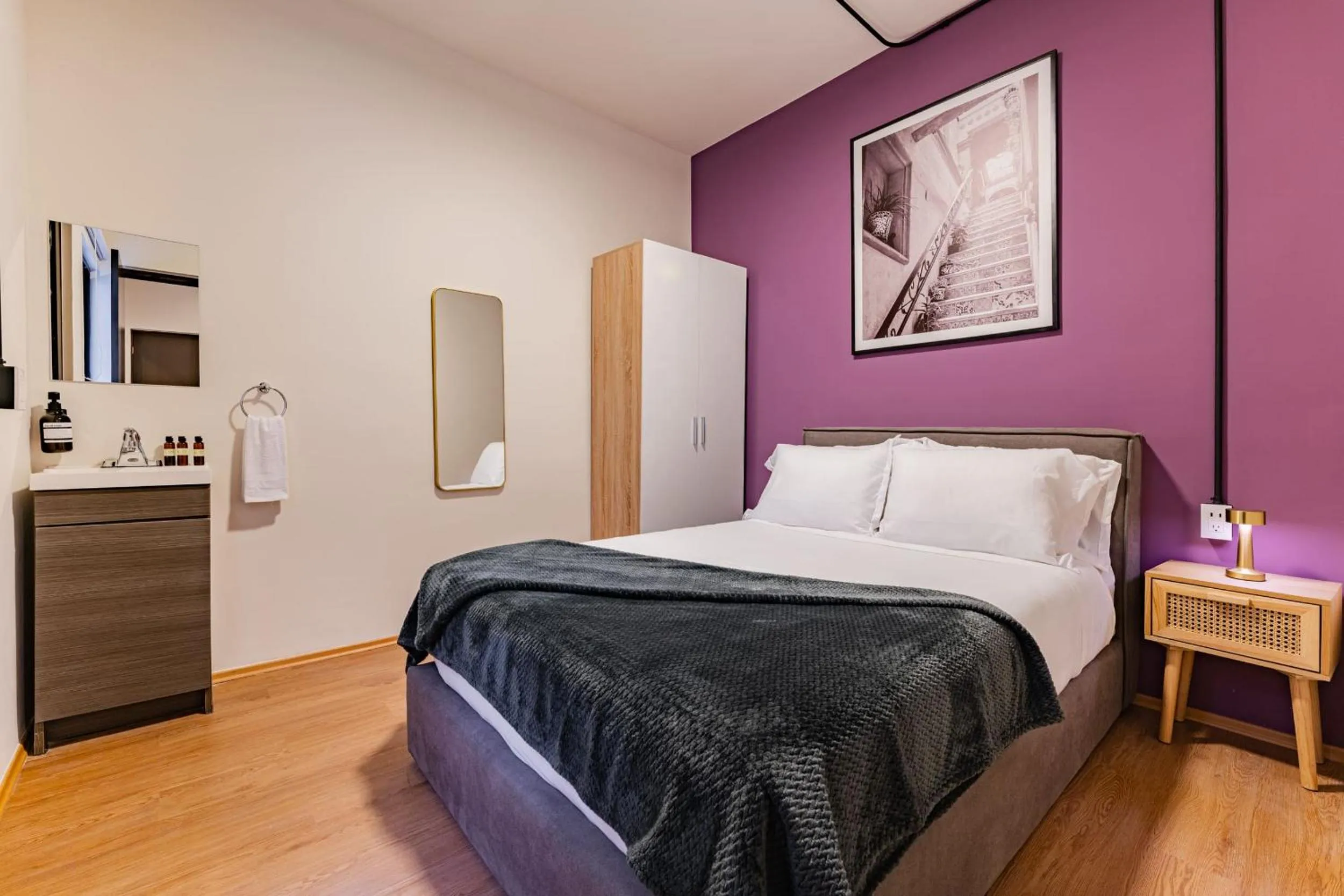 Photo of the whole room, Bed in Mariano Escobedo Apartments by VH