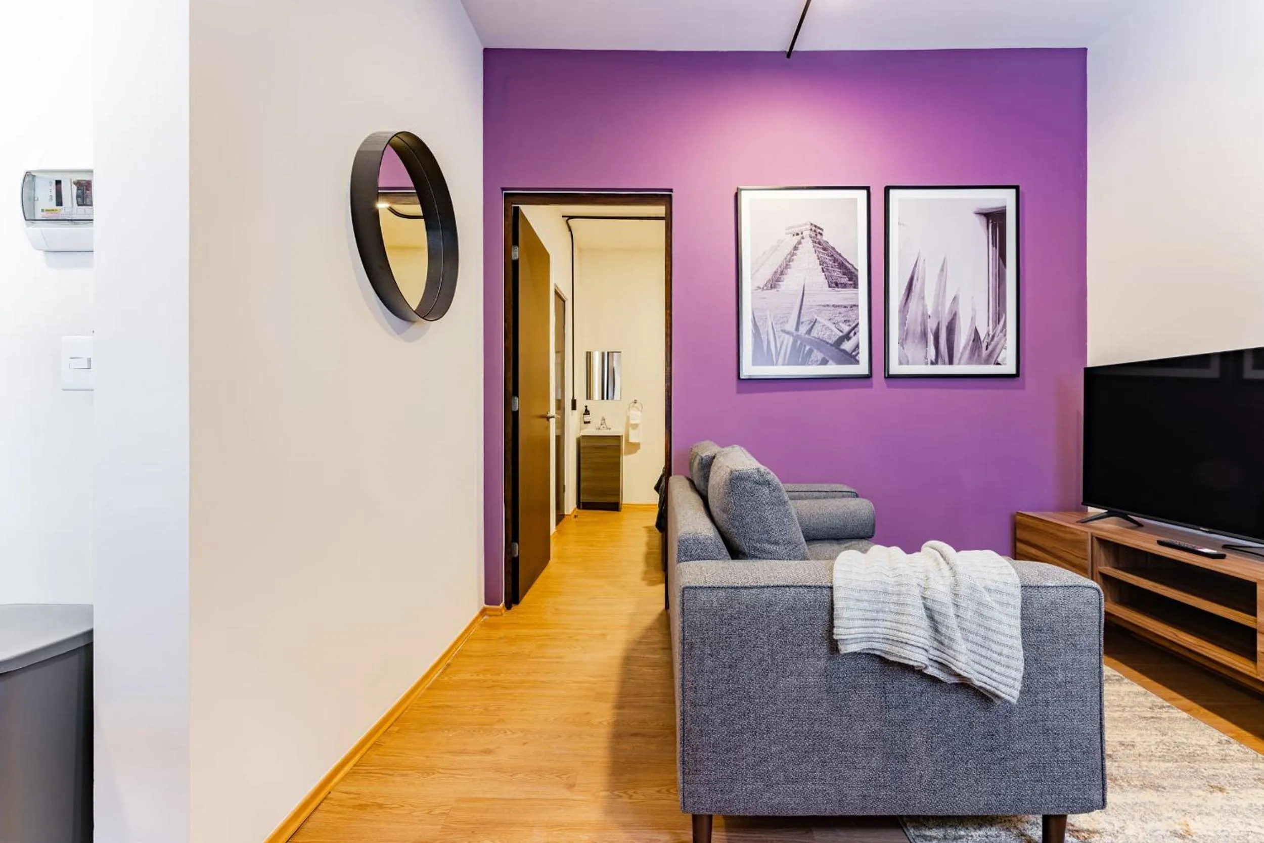 TV and multimedia in Mariano Escobedo Apartments by VH