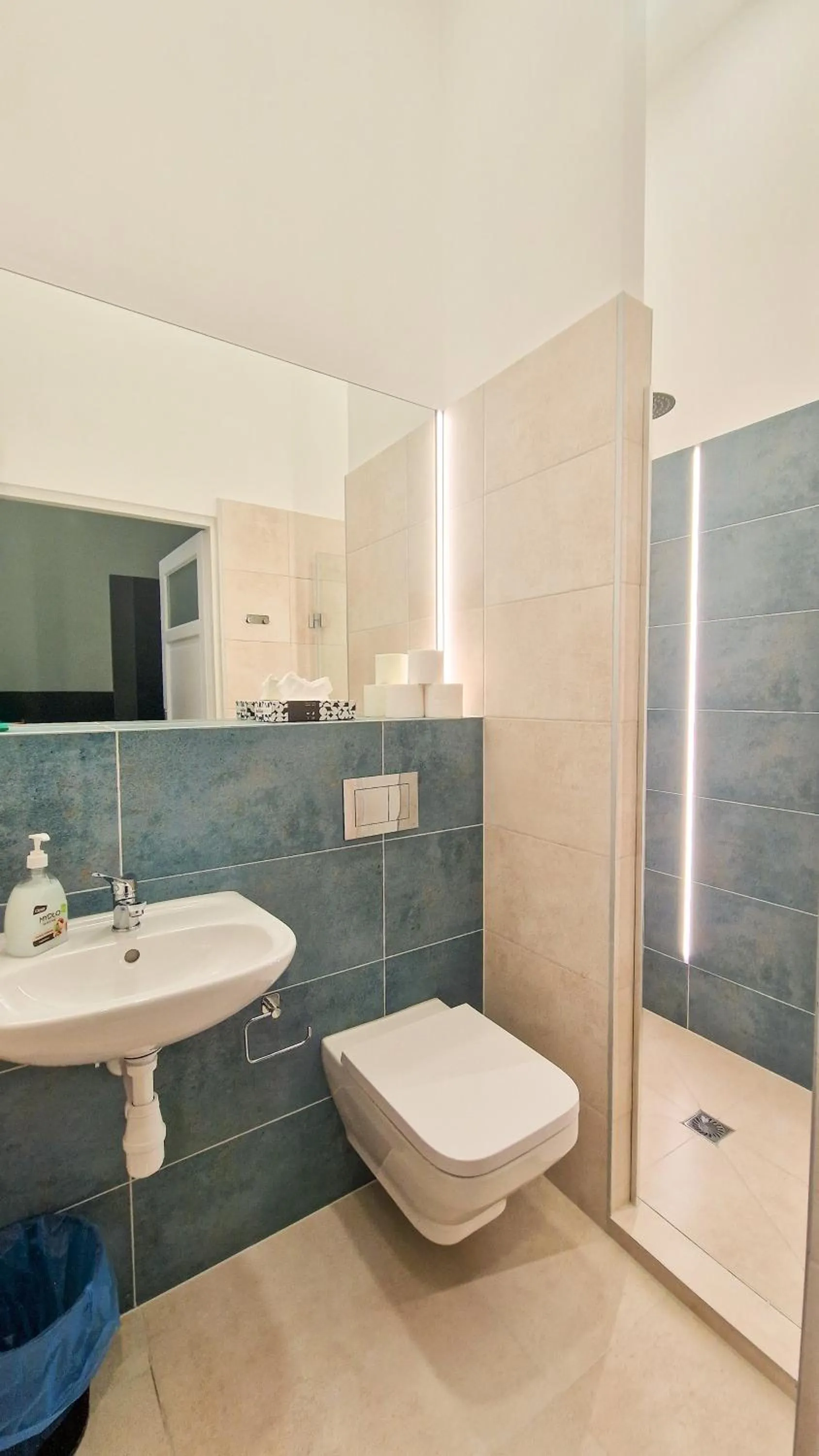 Shower in Happy Tower