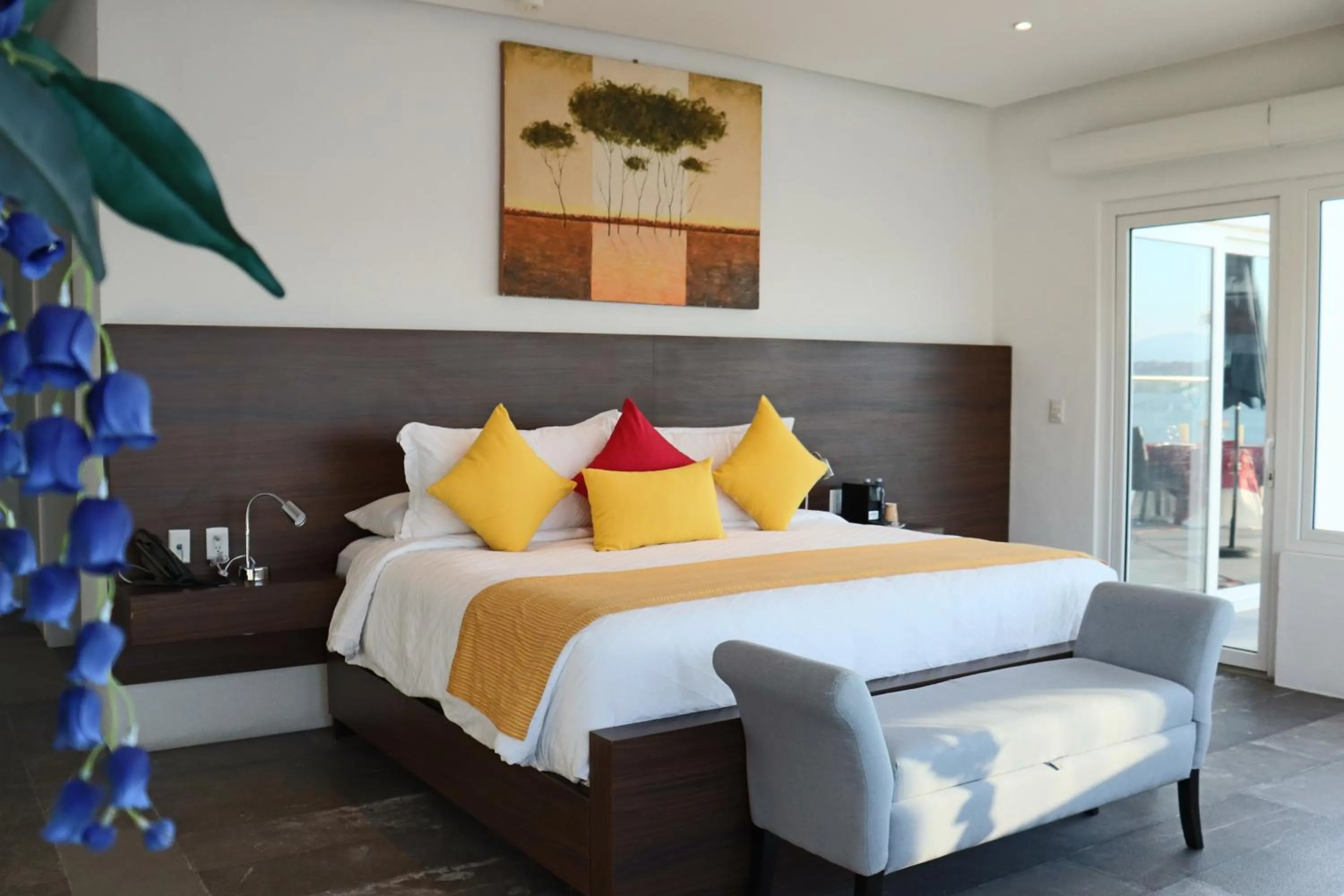 Bed in Vlú Hotel Tequesquitengo