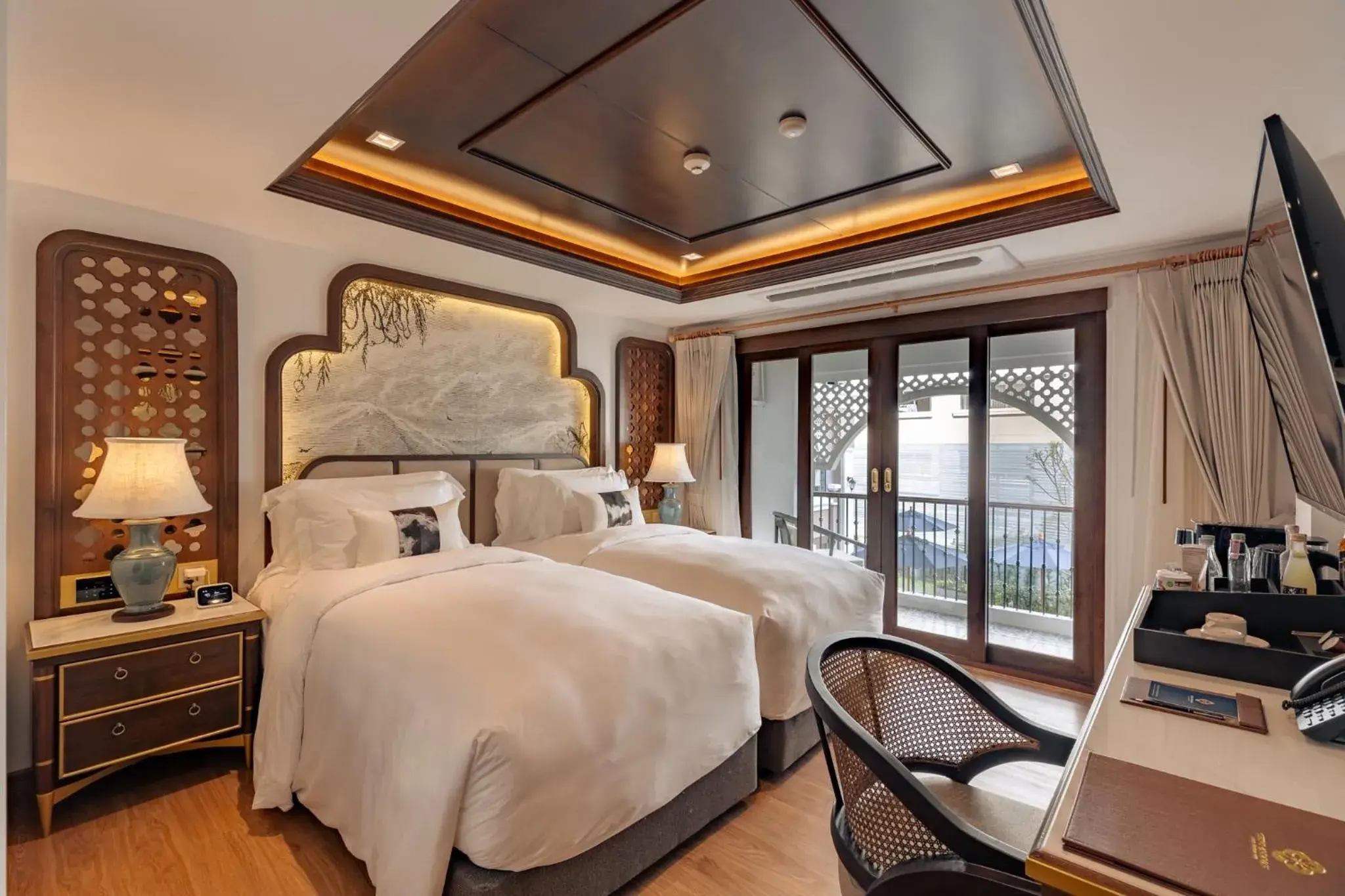 Twin Room with Balcony in CHINO@NIMMAN Luxury Boutique Hotel Twin Room with Balcony in CHINO@NIMMAN Luxury Boutique Hotel