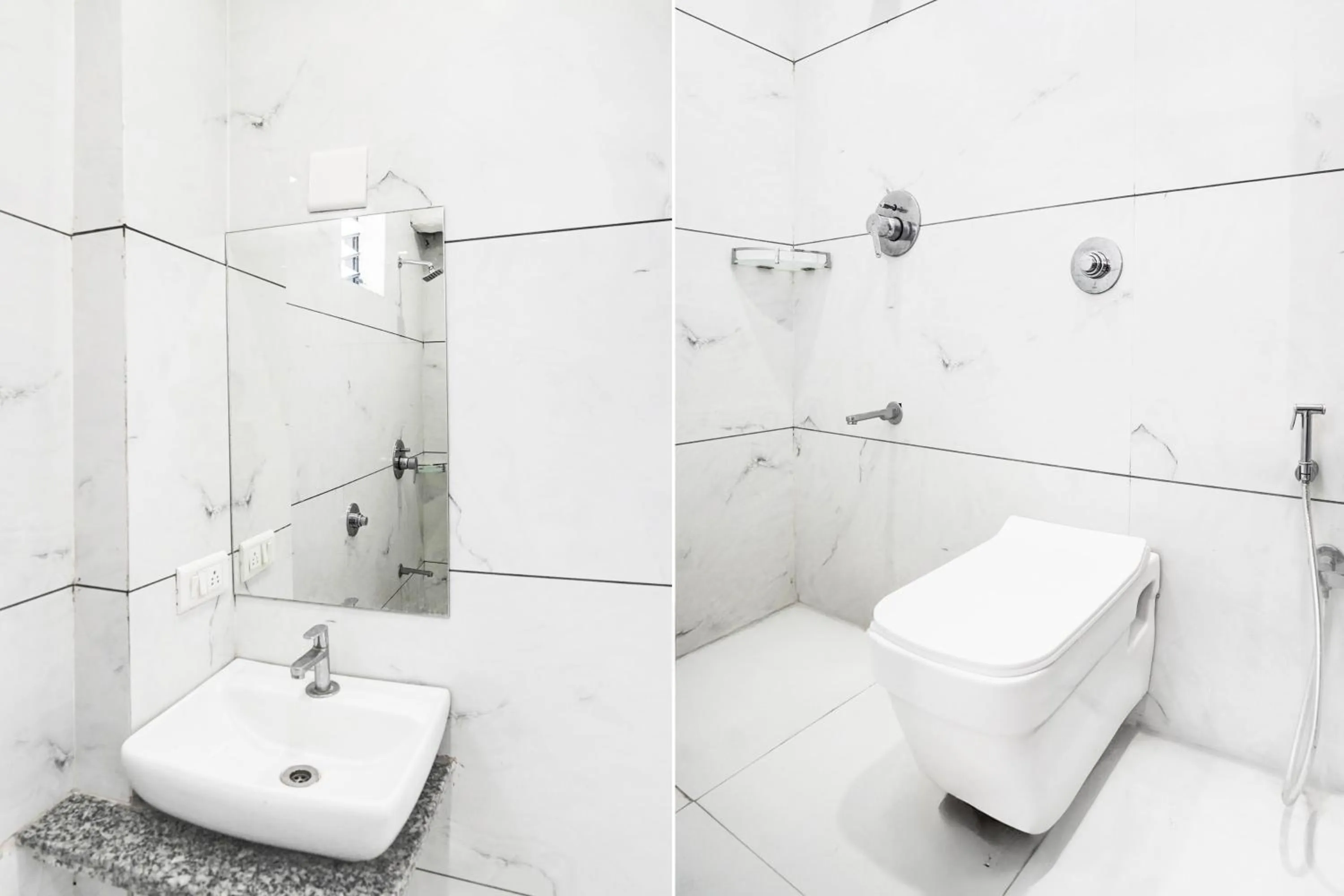 Bathroom in Super Collection O Maninagar Formerly Park Land