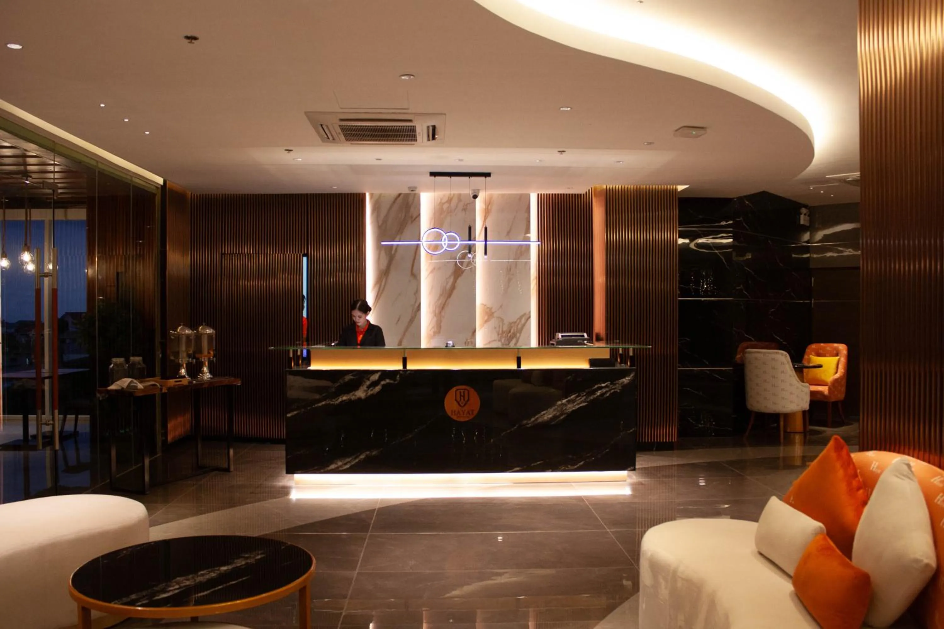 Lobby or reception in Hayat Sky Towers