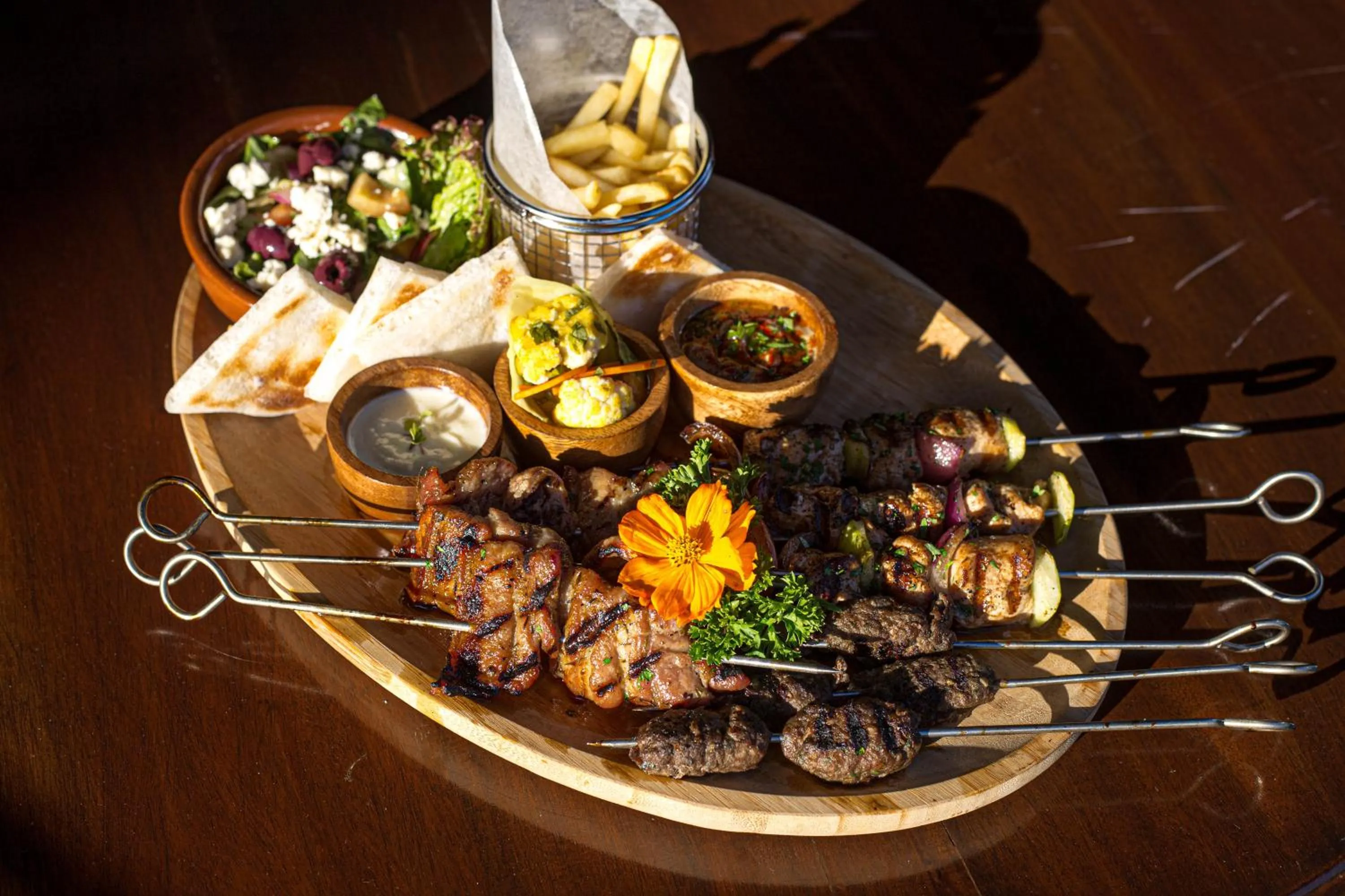 Food in Hayat Sky Towers