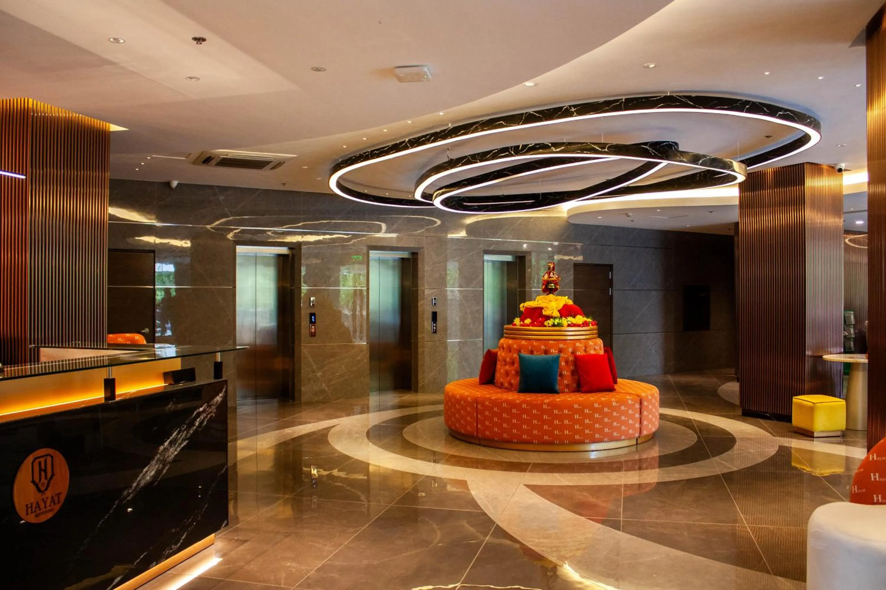 Lobby or reception in Hayat Sky Towers