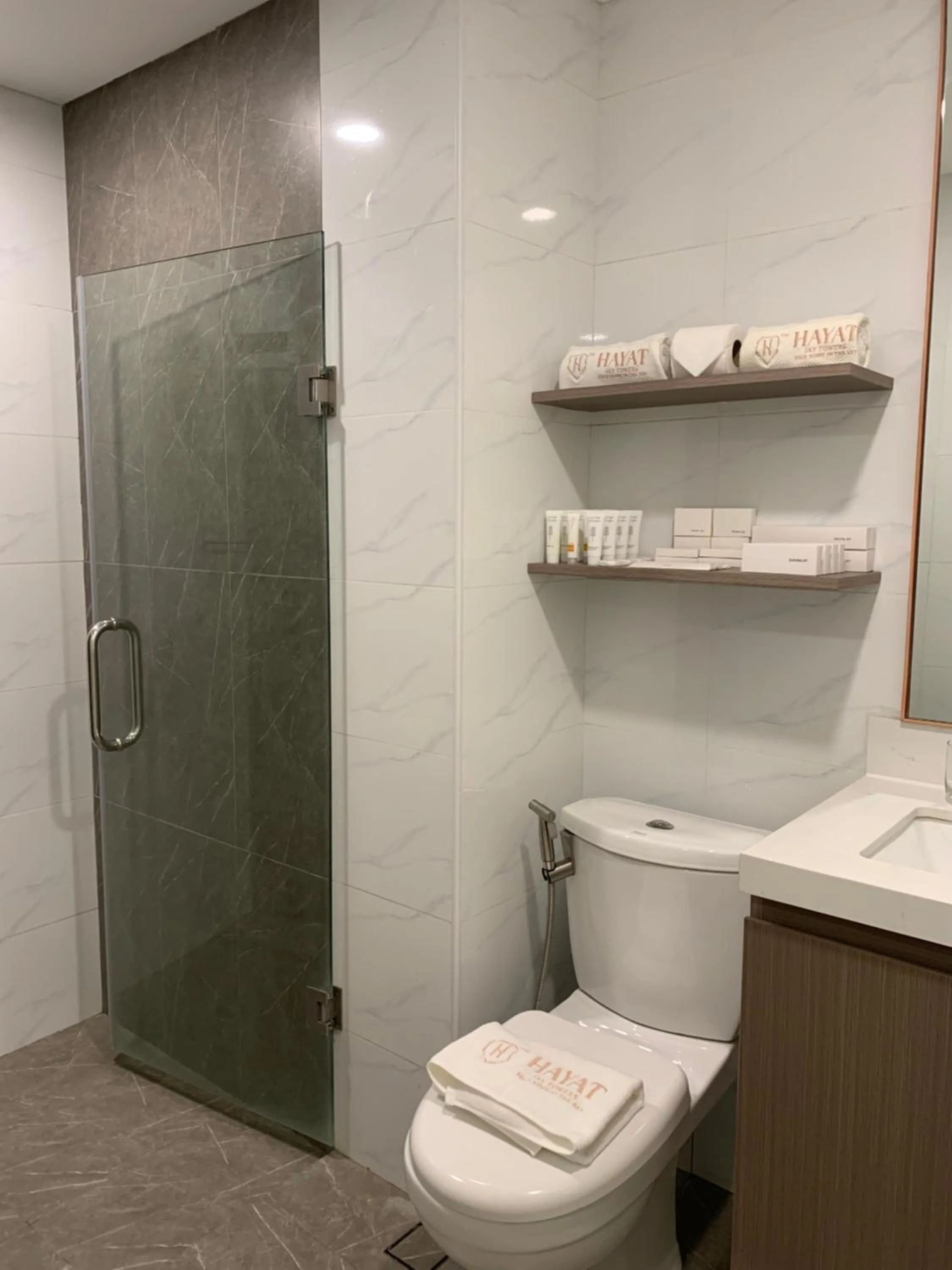 Bathroom in Hayat Sky Towers