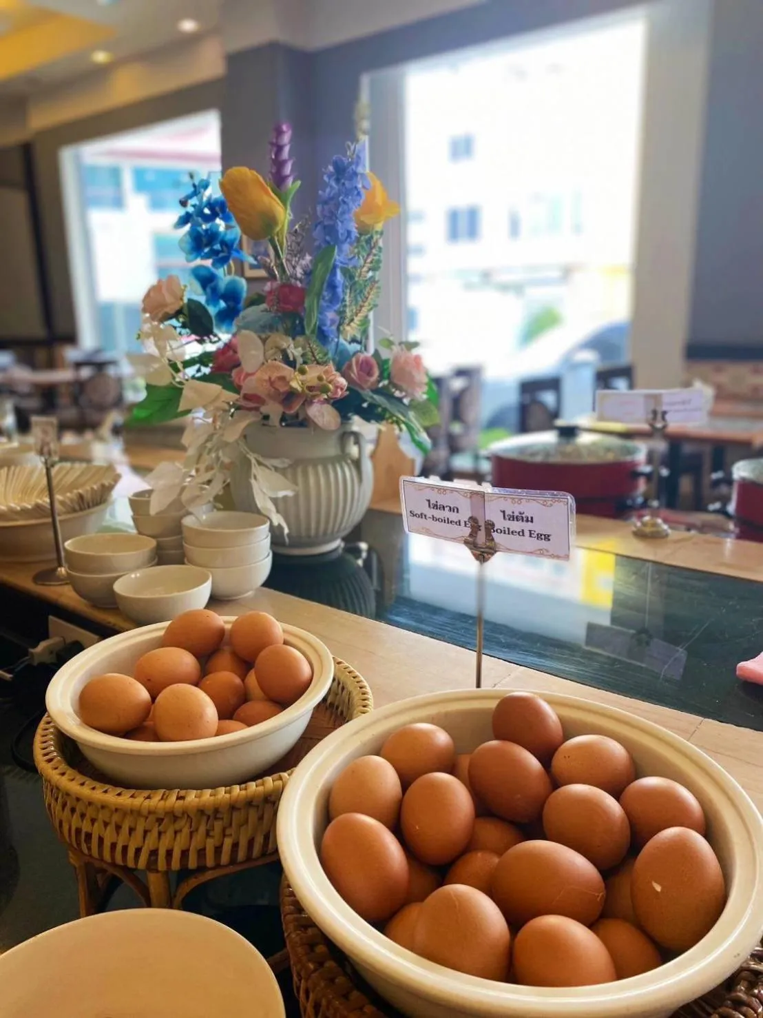 Breakfast in Mayflower Grande Suite Hotel