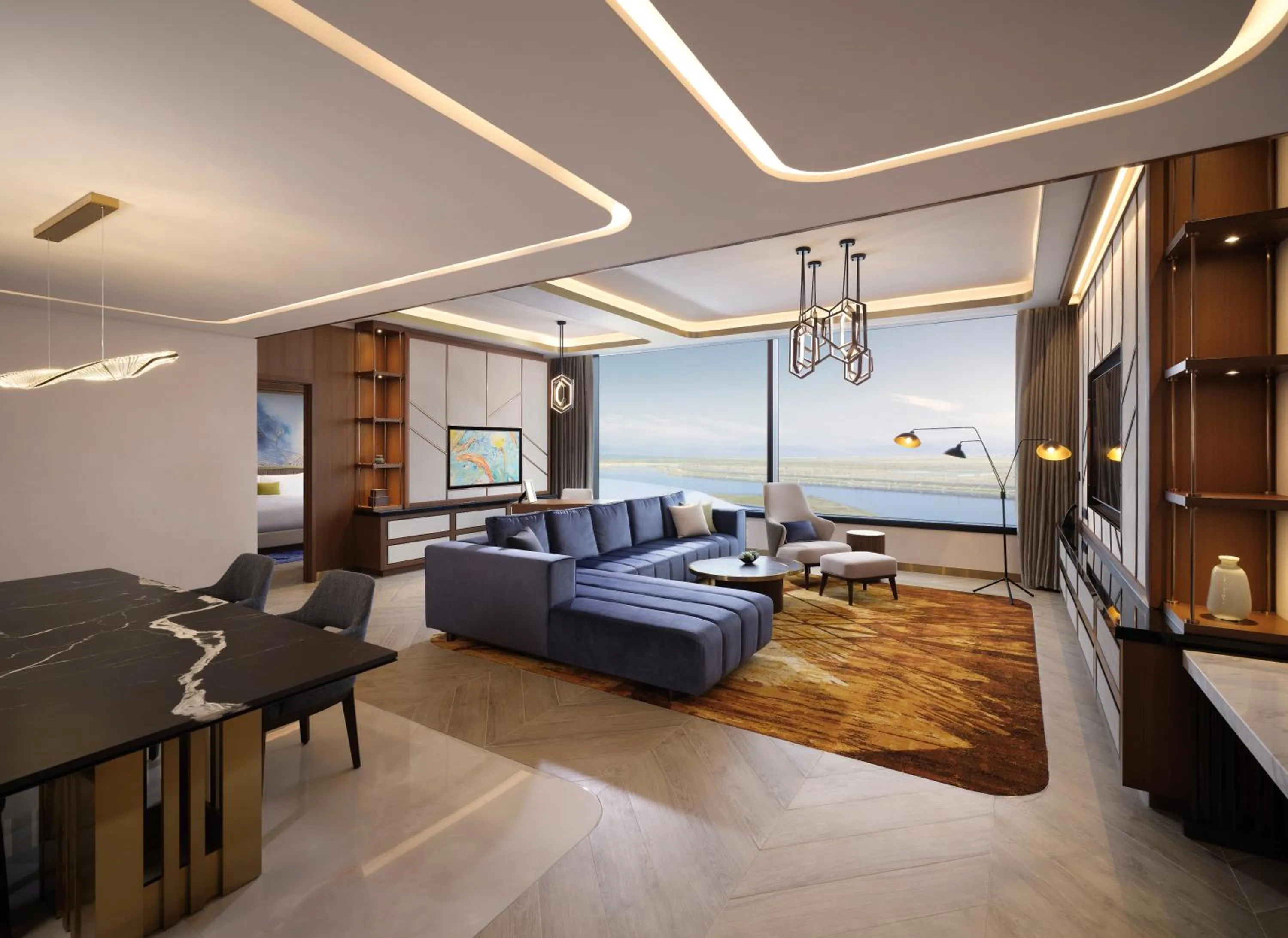 Living room in INSPIRE Entertainment Resort