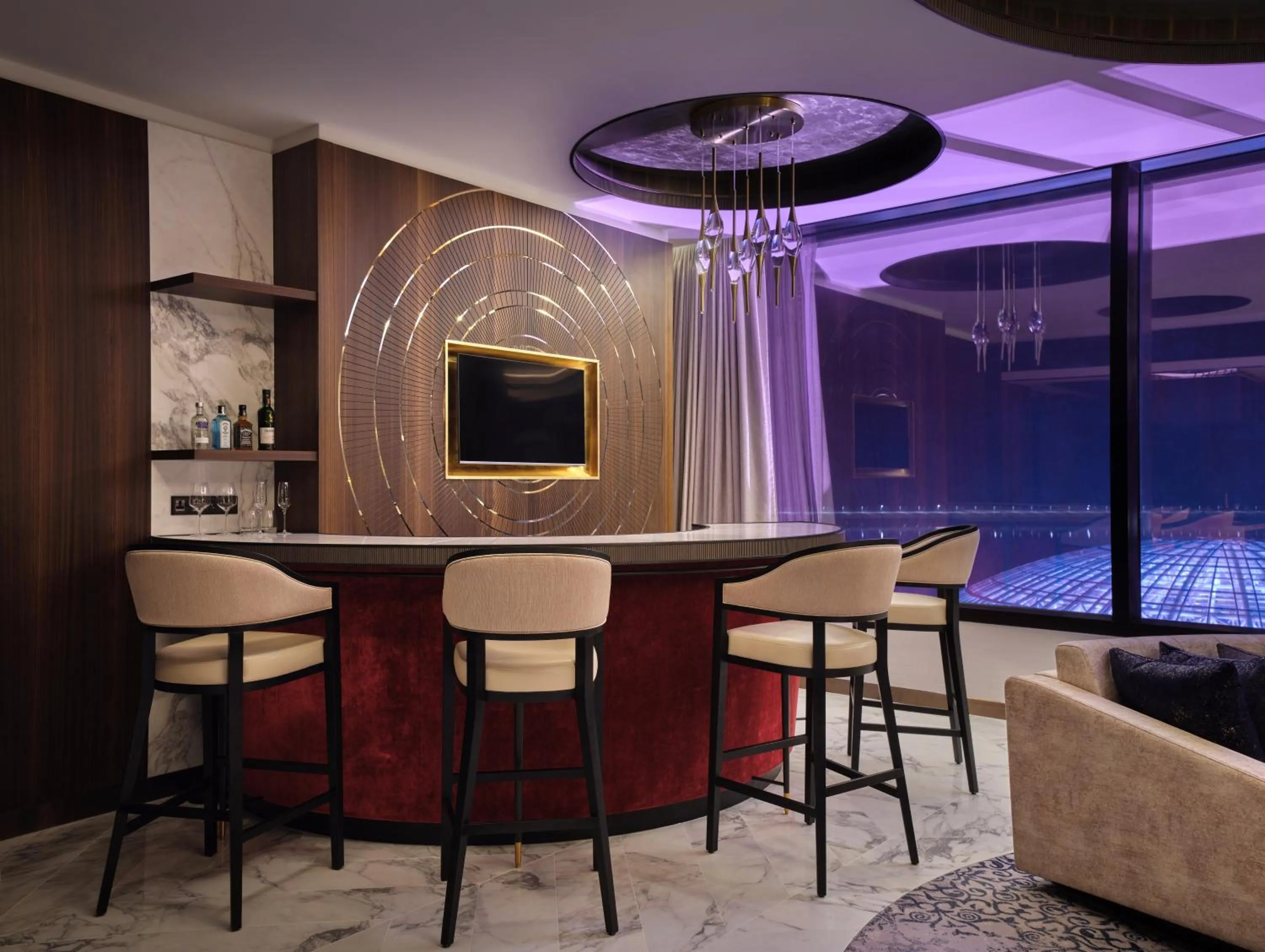 Communal lounge/ TV room in INSPIRE Entertainment Resort