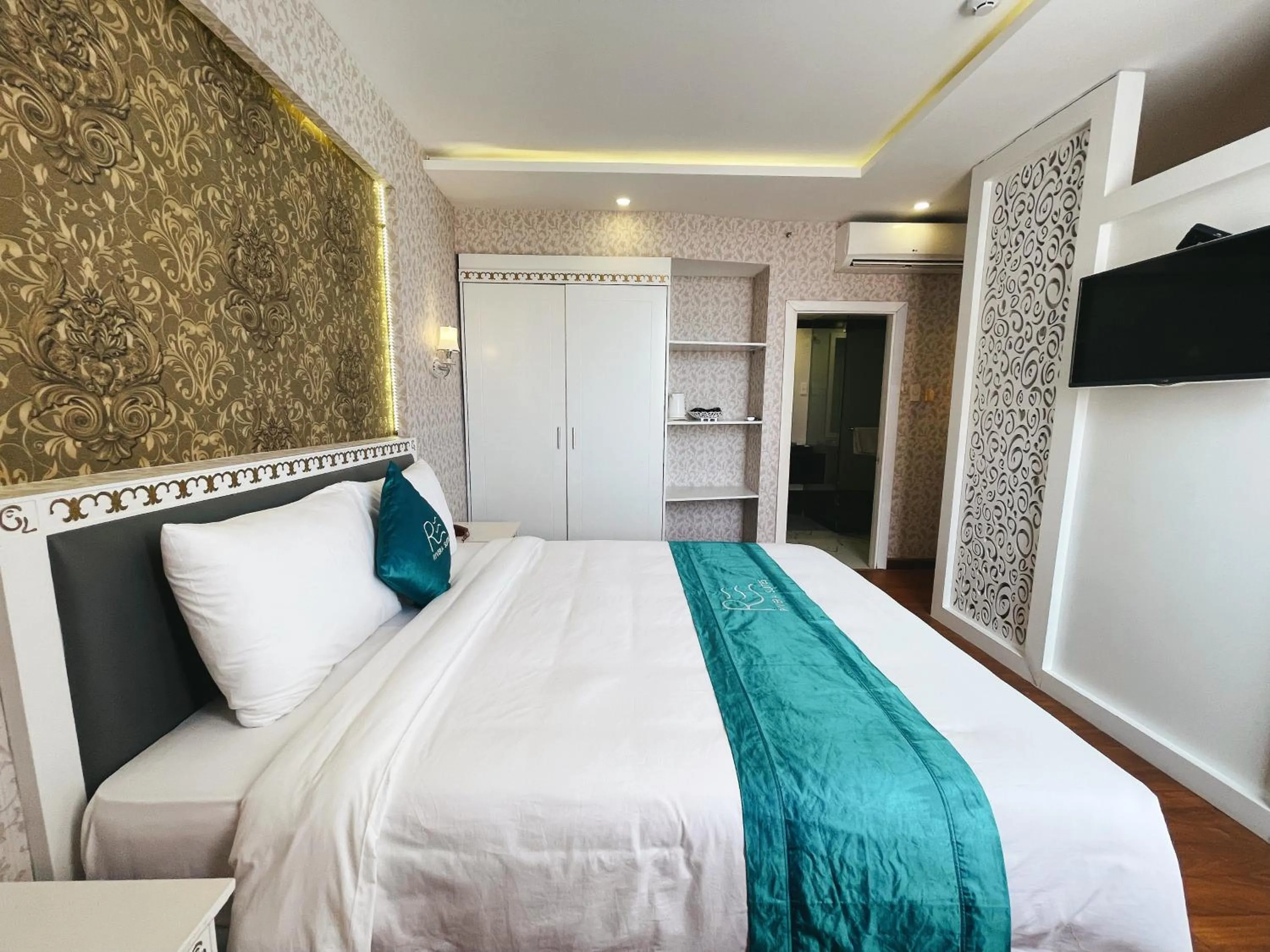 Bed in Rivera Boutique Hotel