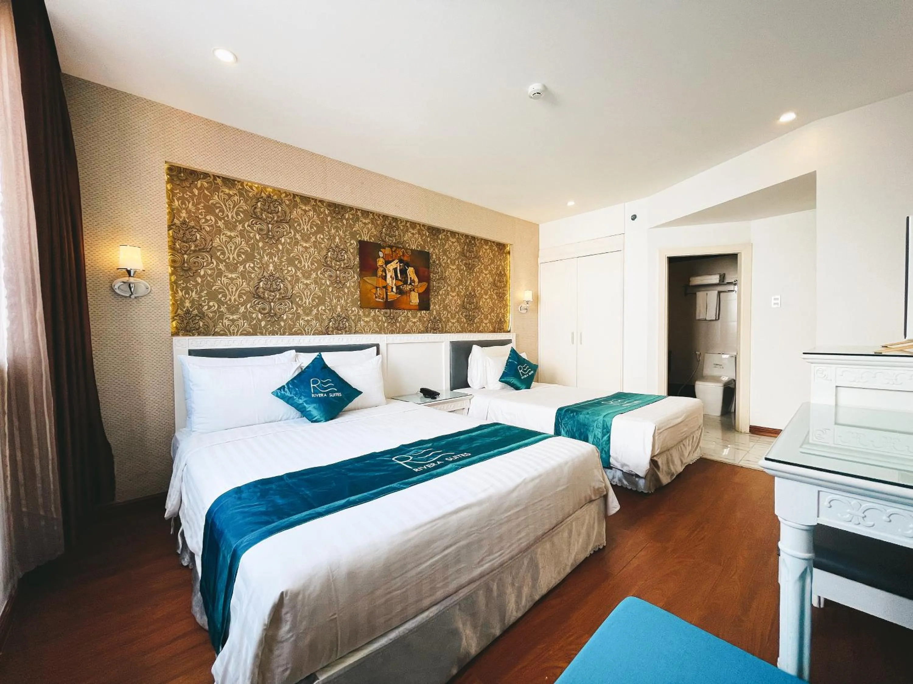 Bed in Rivera Boutique Hotel