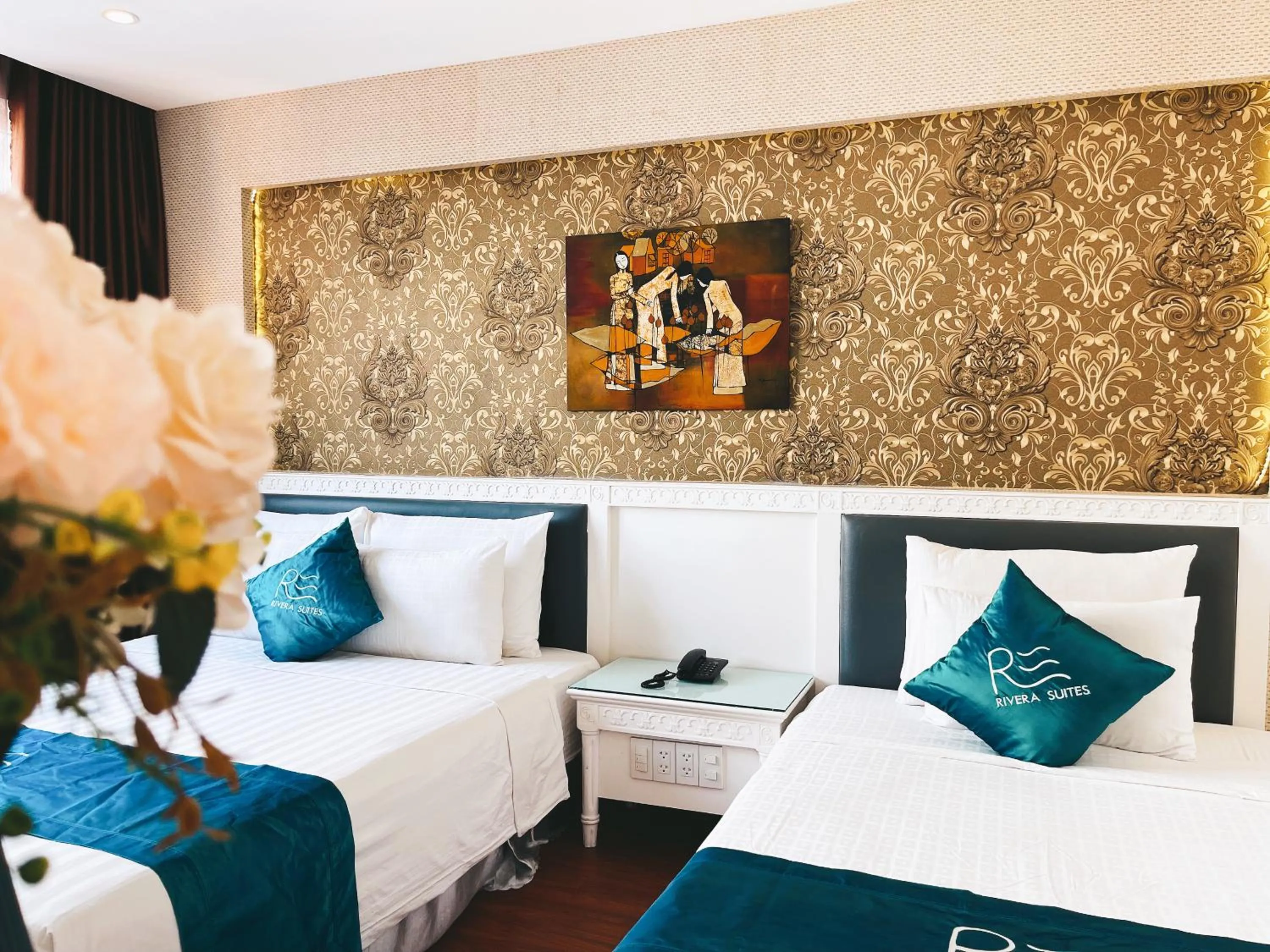 Bed in Rivera Boutique Hotel