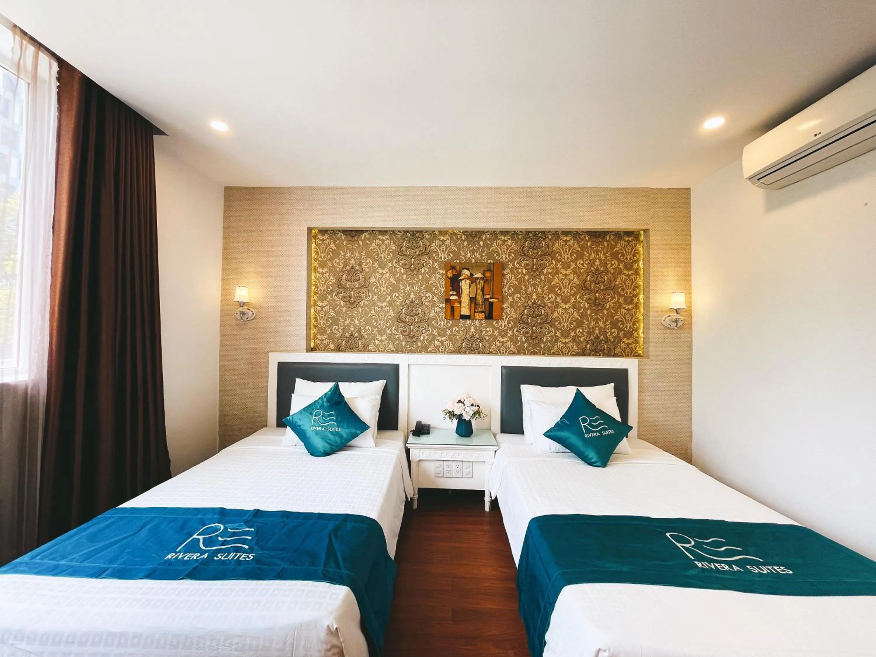 Bed in Rivera Boutique Hotel