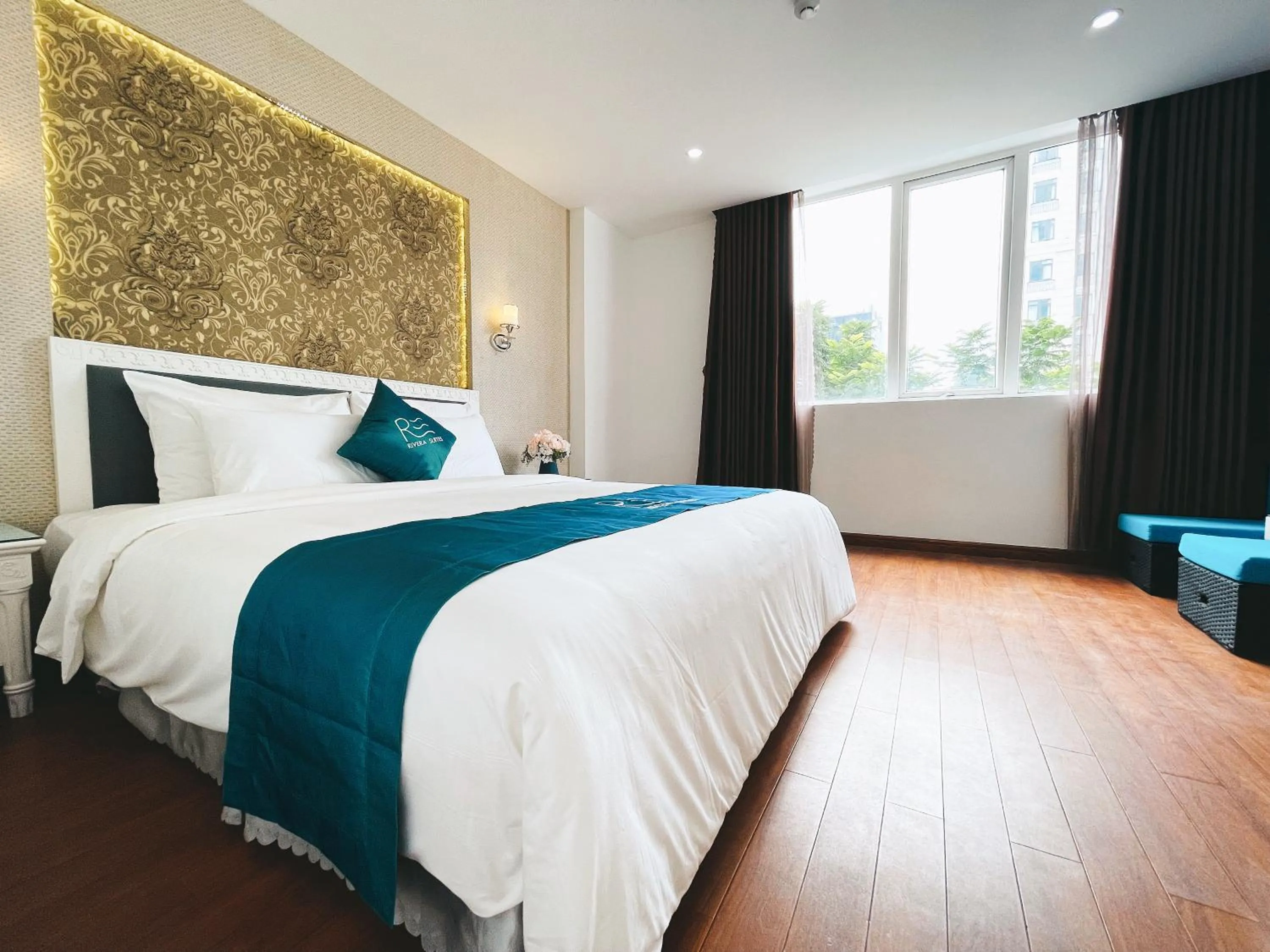 Bed in Rivera Boutique Hotel