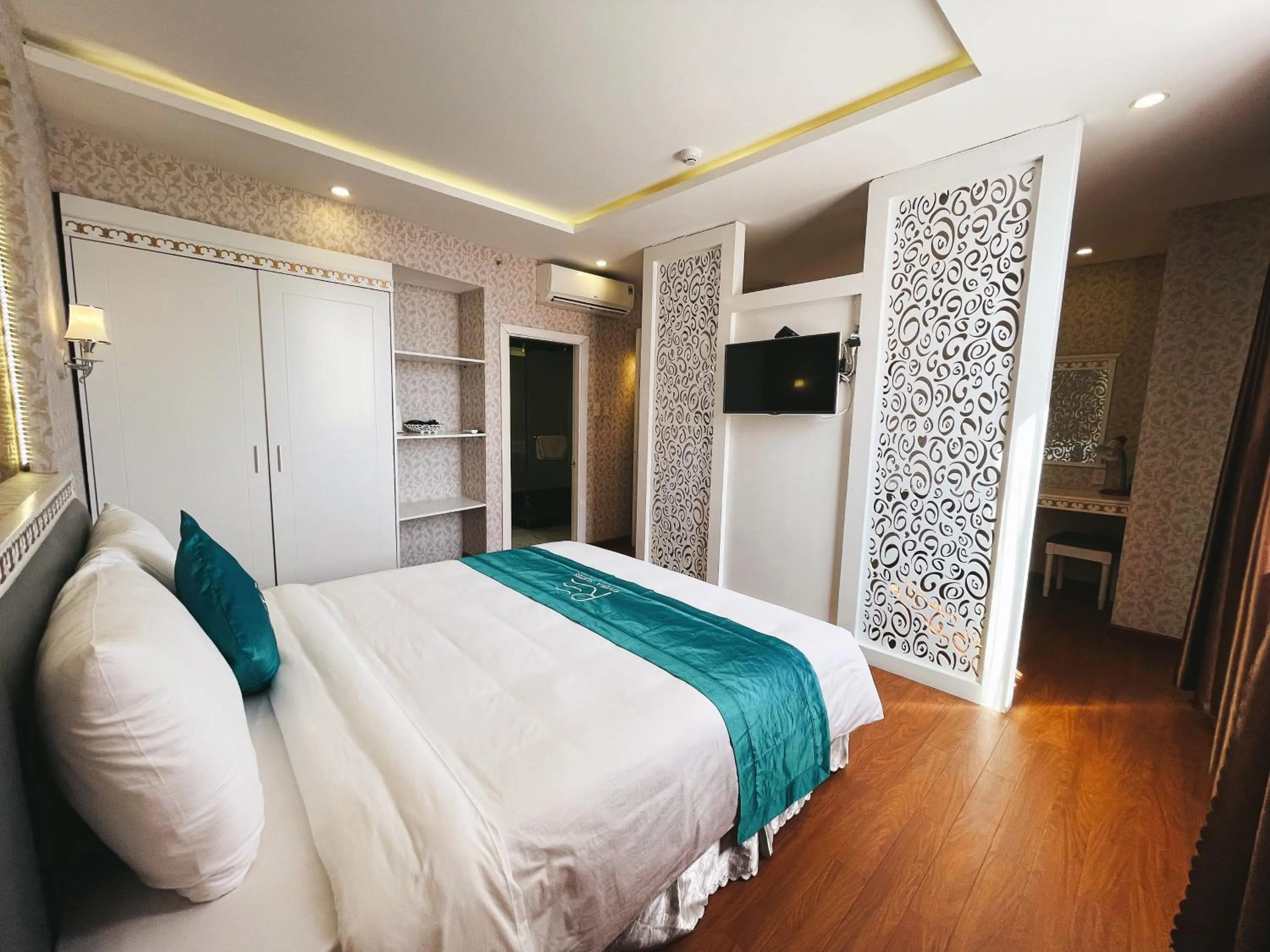 Bed in Rivera Boutique Hotel