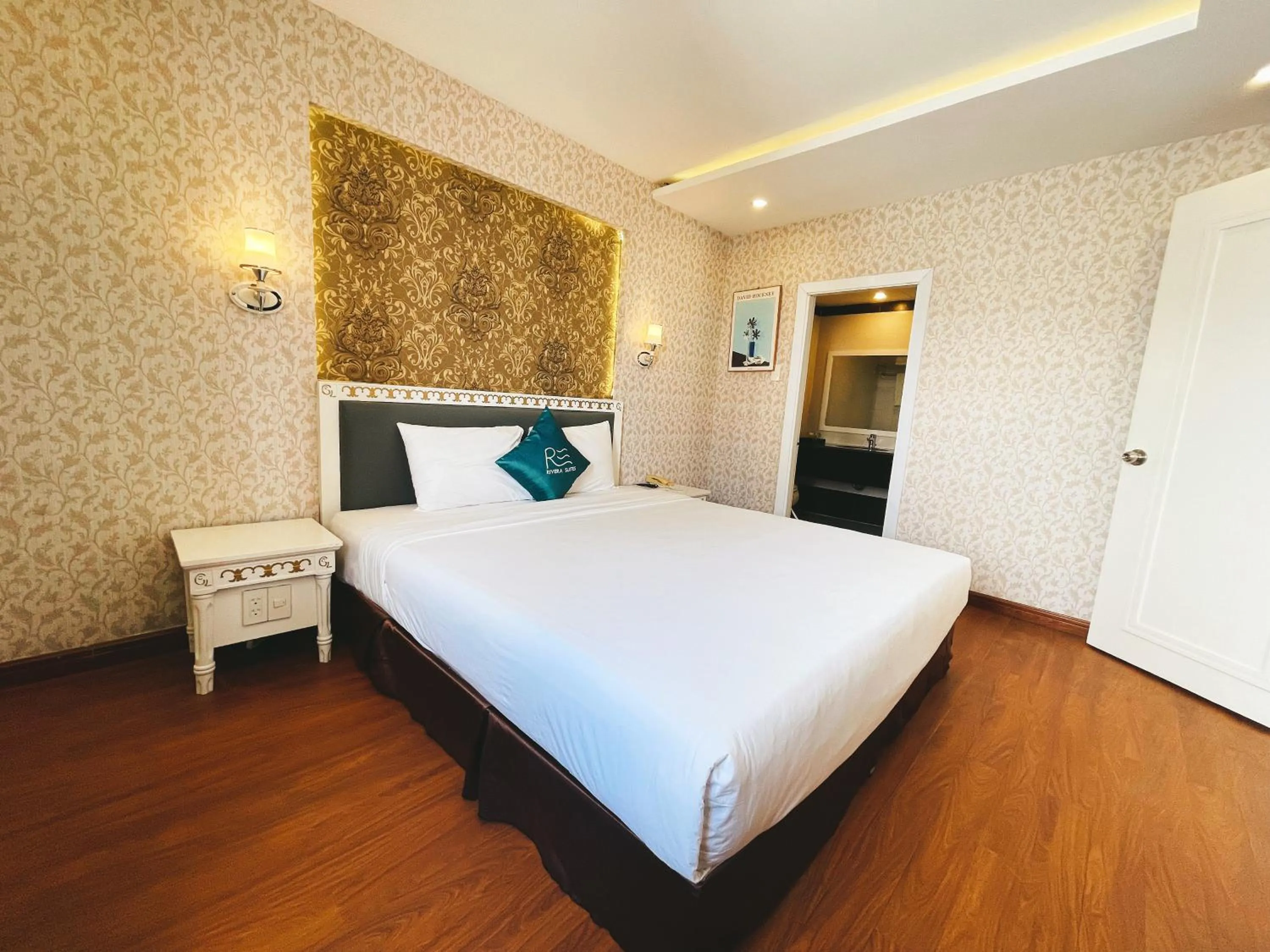 Bed in Rivera Boutique Hotel