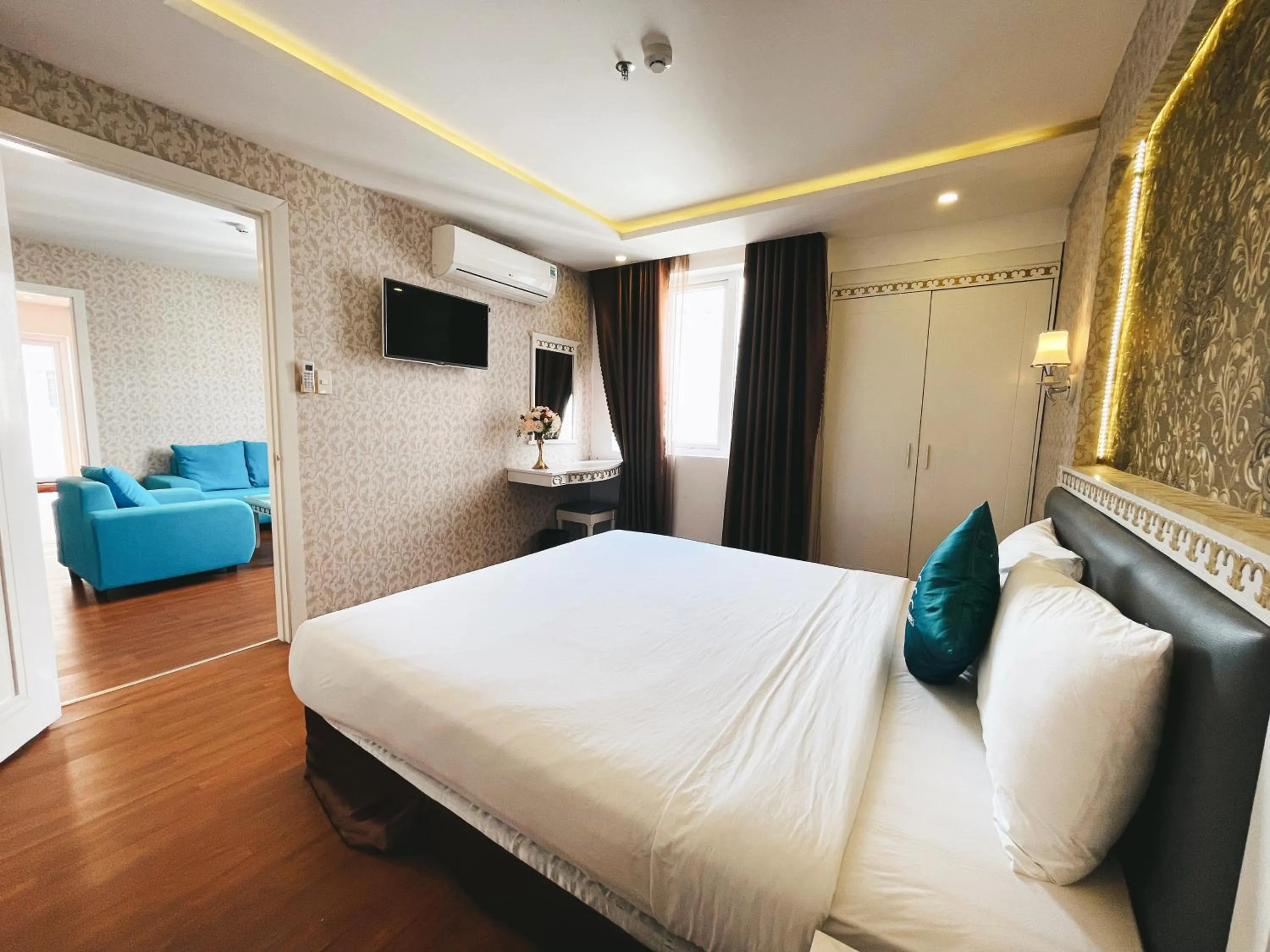 Bed in Rivera Boutique Hotel