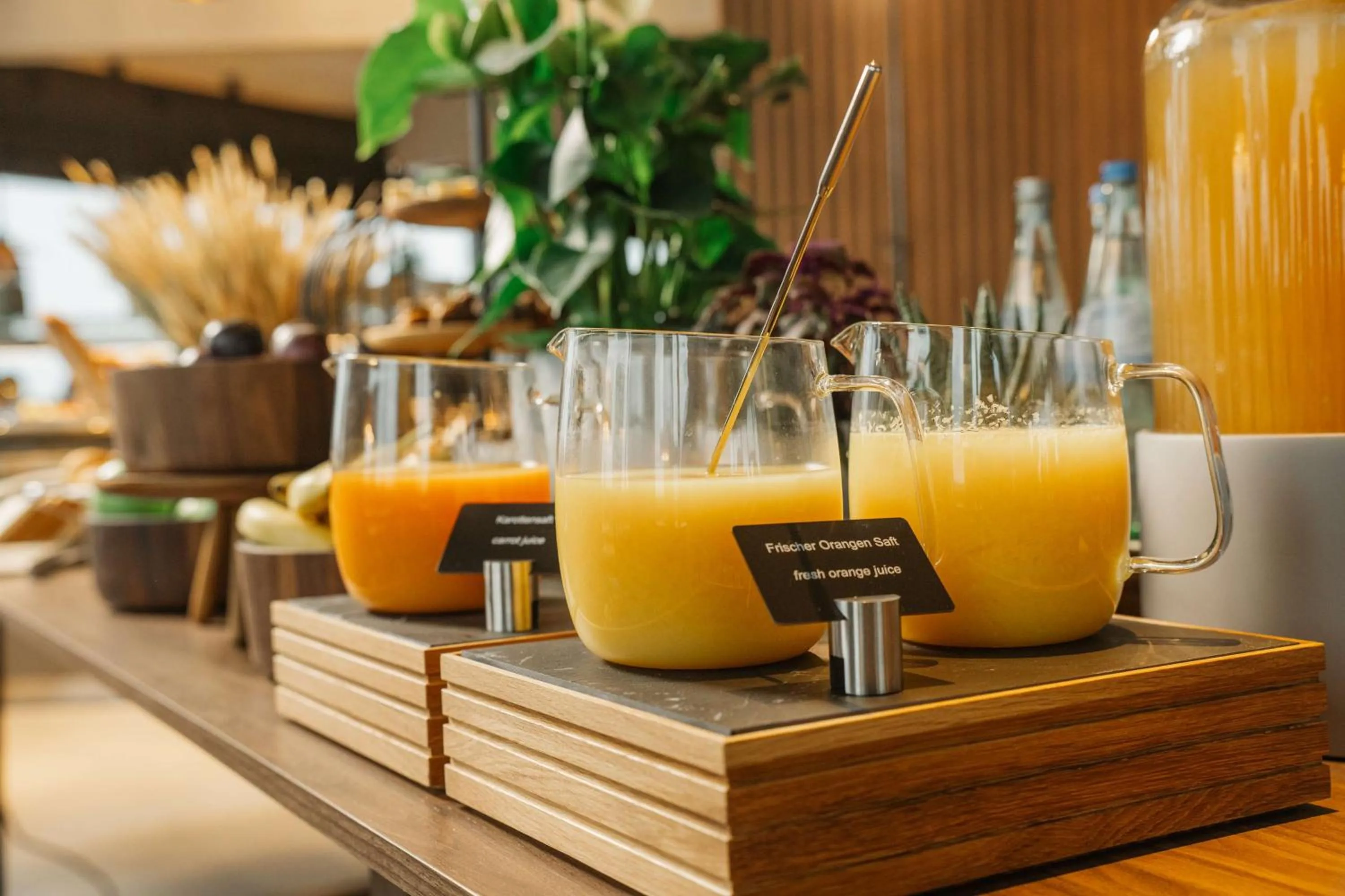 Breakfast in Radisson Blu Hotel at Porsche Design Tower Stuttgart