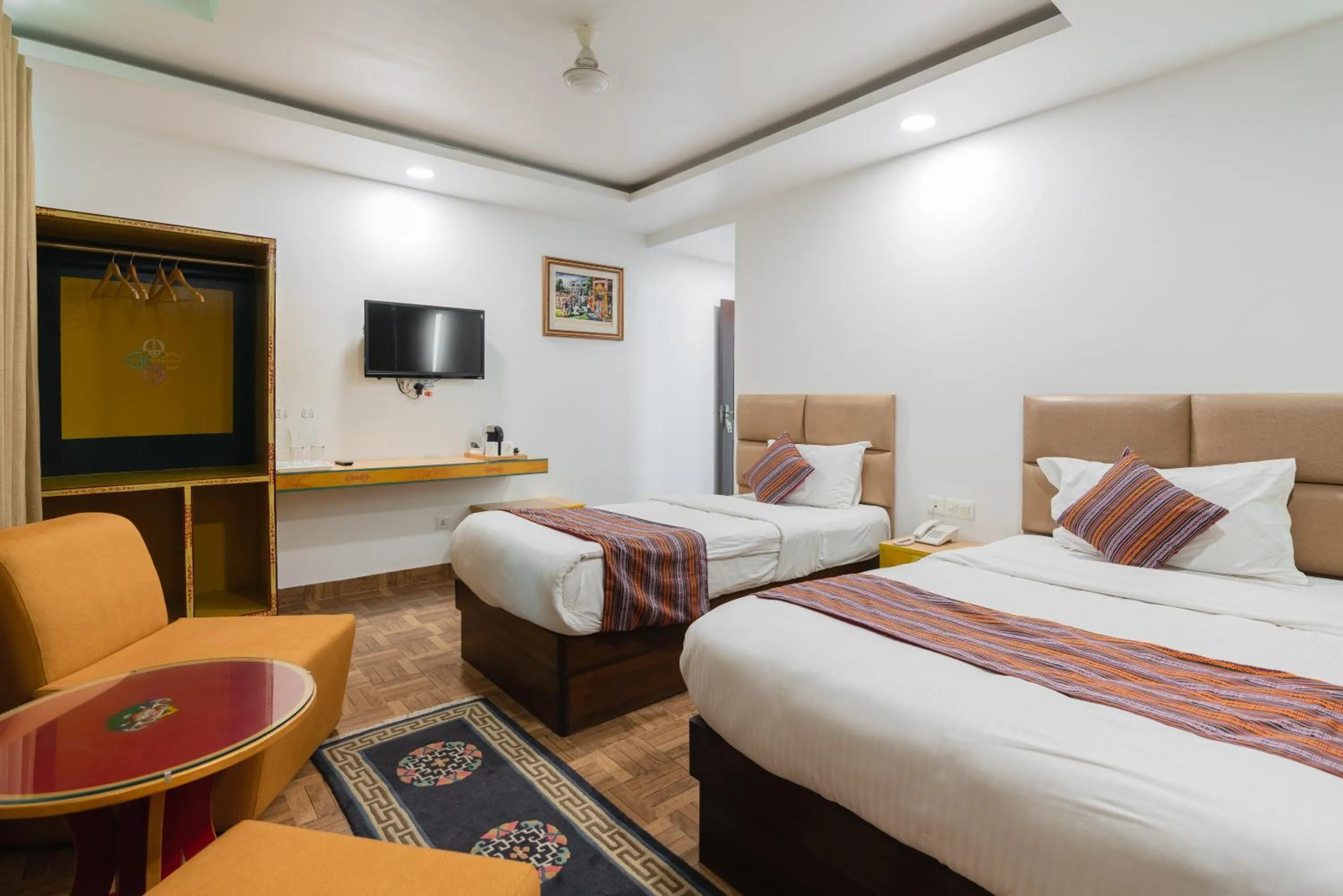 Bedroom, Bed in Hotel Ratnasambhava