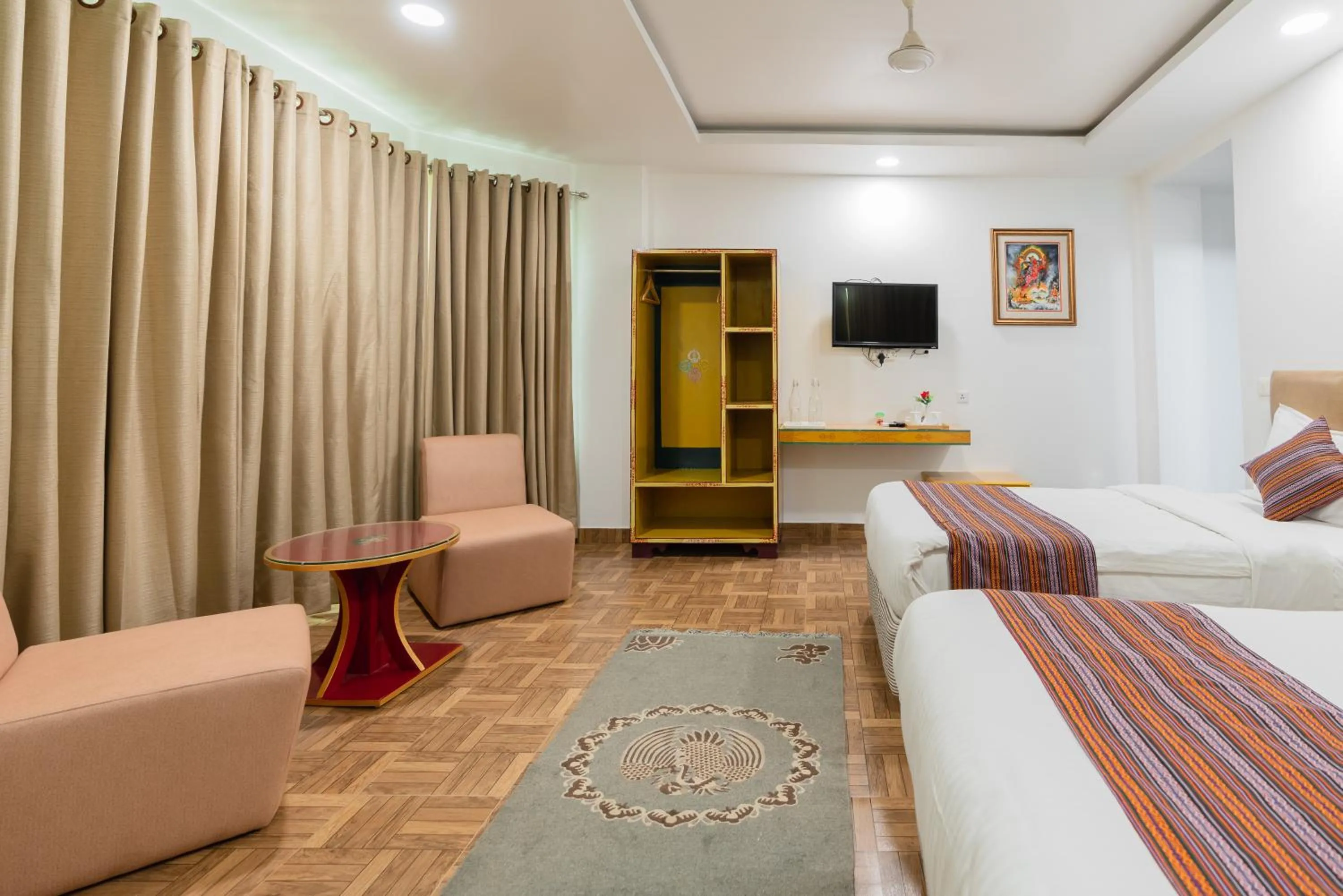 Bedroom, Bed in Hotel Ratnasambhava