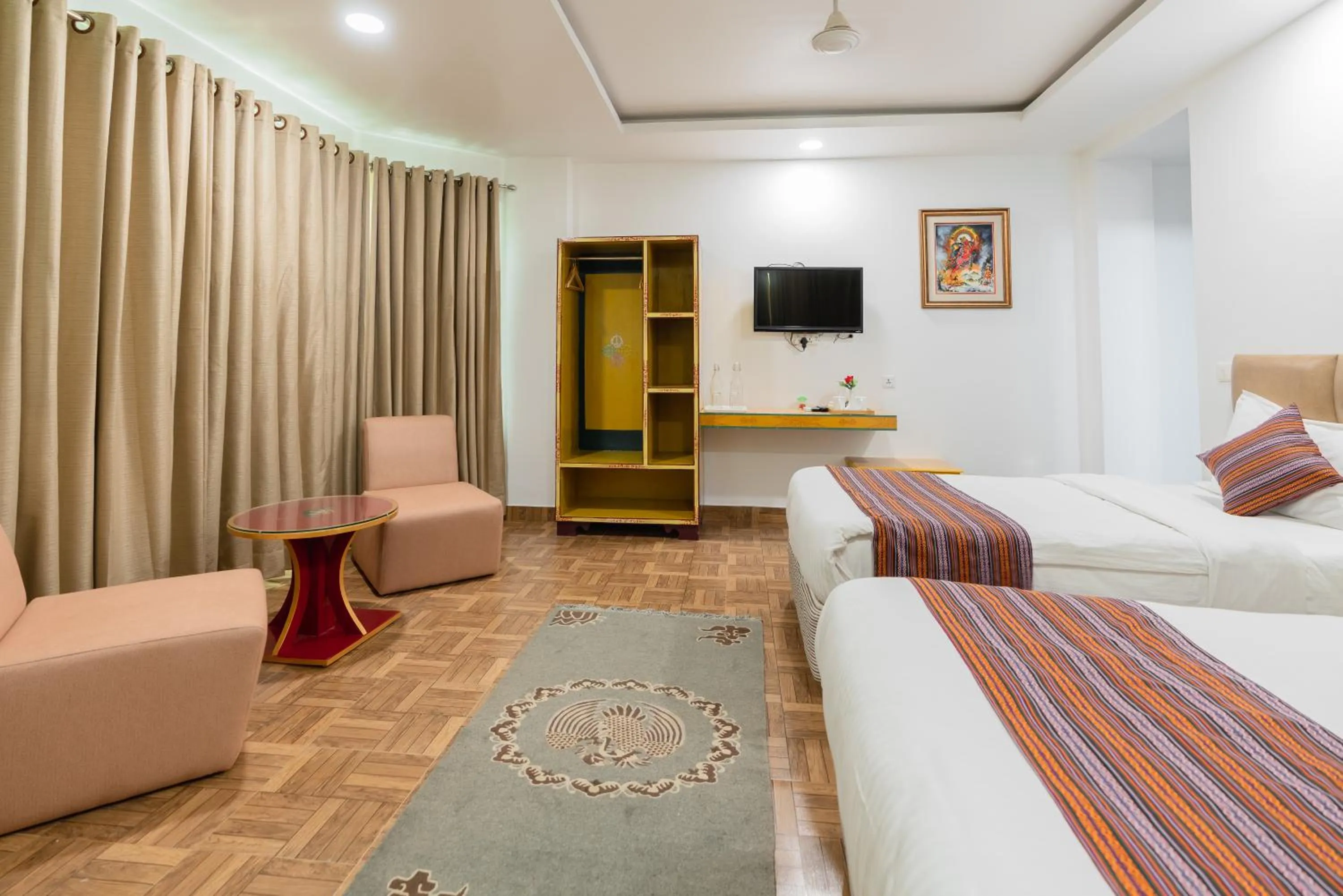Photo of the whole room, Bed in Hotel Ratnasambhava