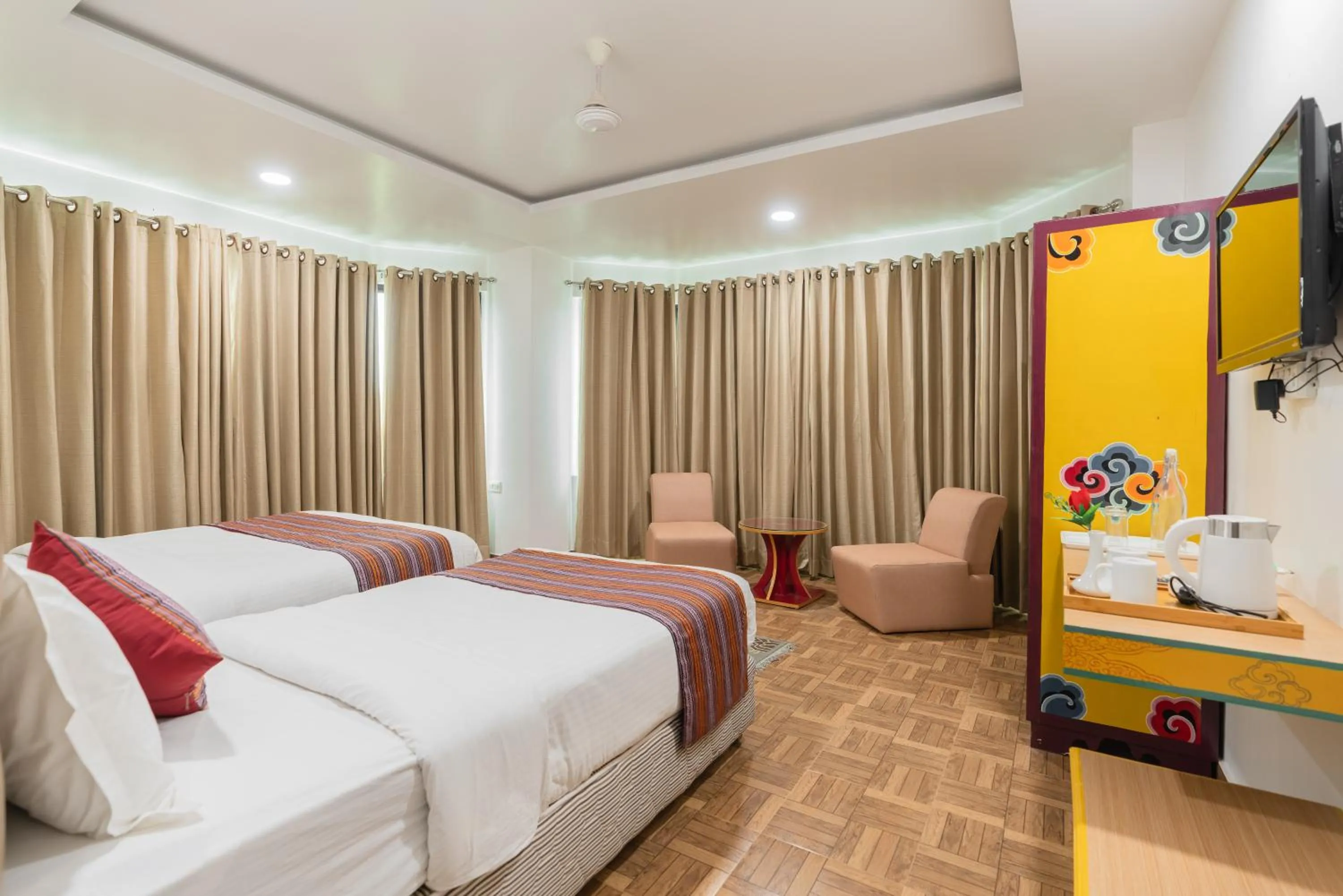 Bedroom, Bed in Hotel Ratnasambhava