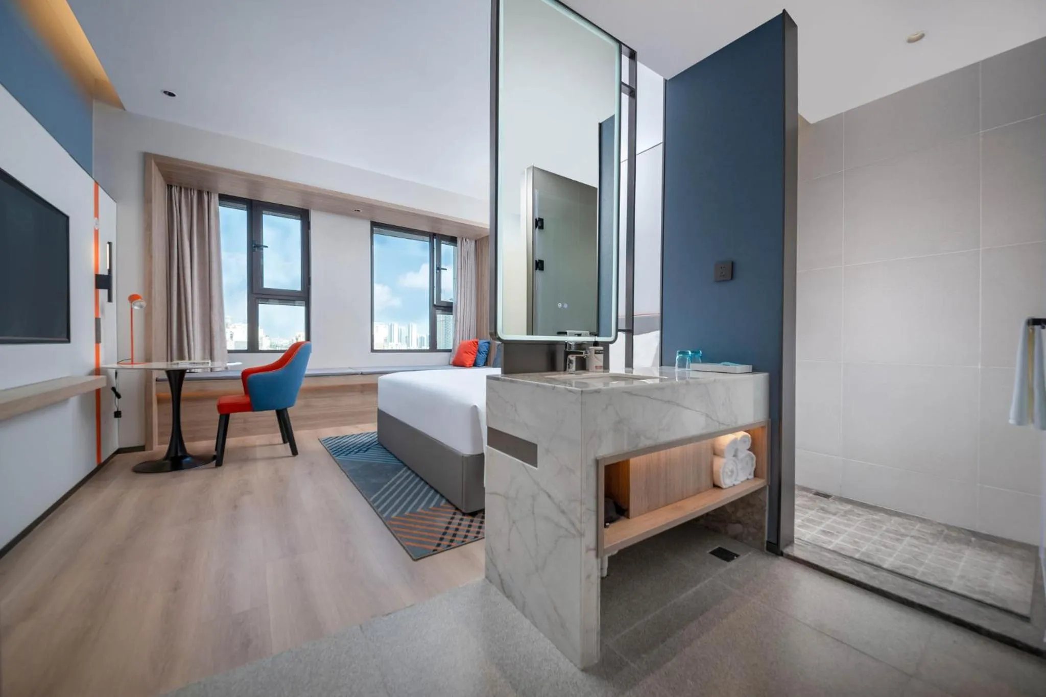 Photo of the whole room, Bed in Holiday Inn Express Suzhou Shihu University Town