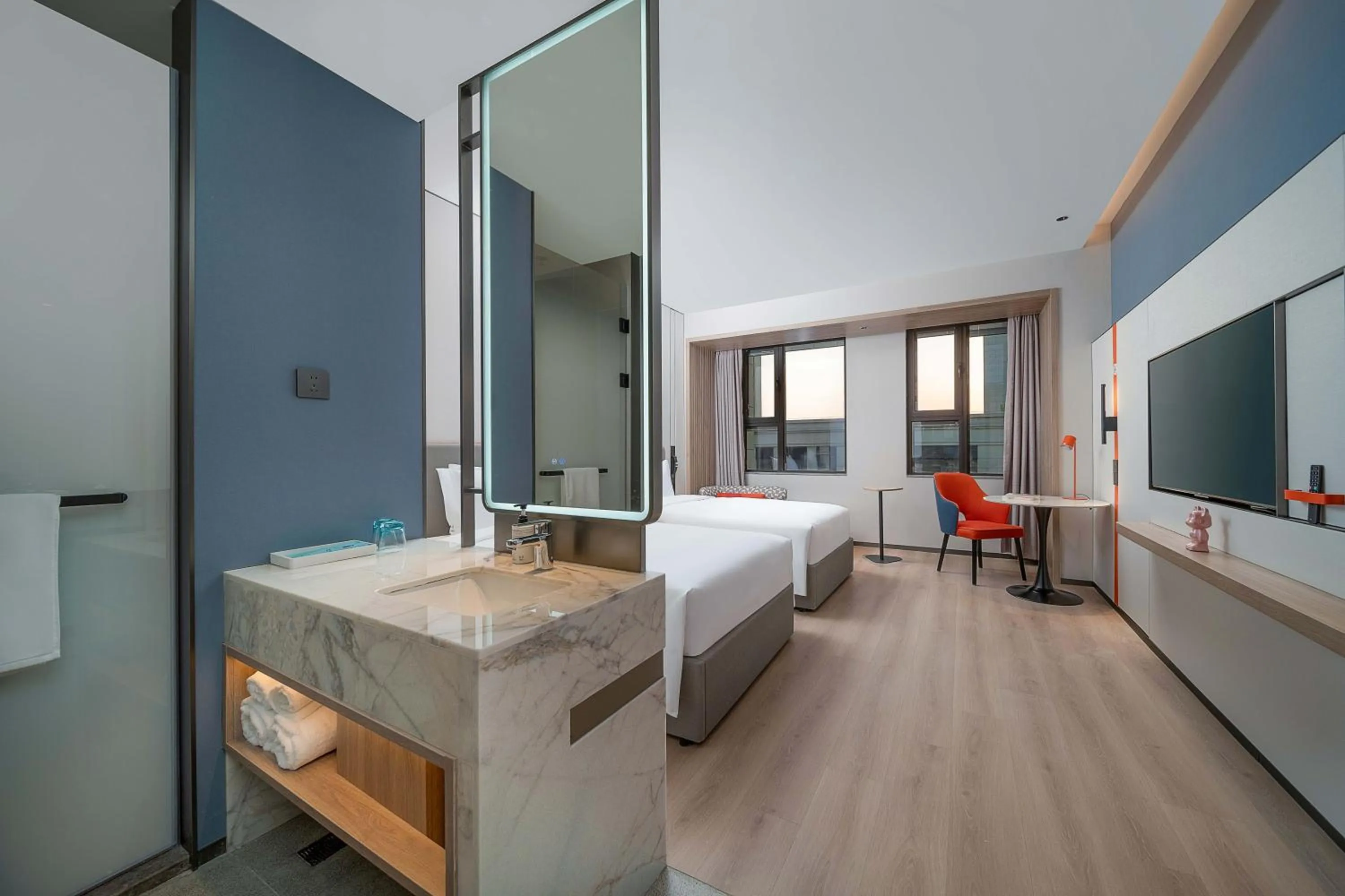 Bedroom, Bed in Holiday Inn Express Suzhou Shihu University Town