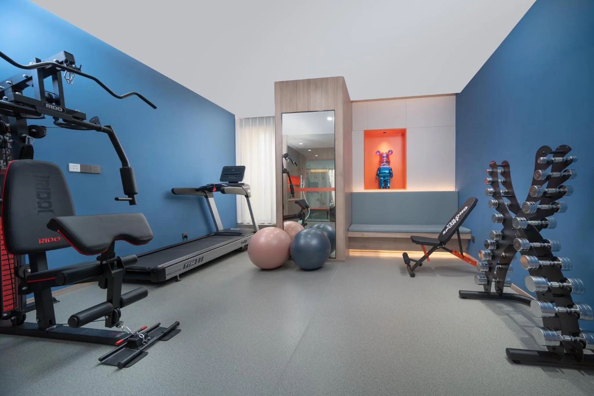 Fitness centre/facilities in Holiday Inn Express Suzhou Shihu University Town