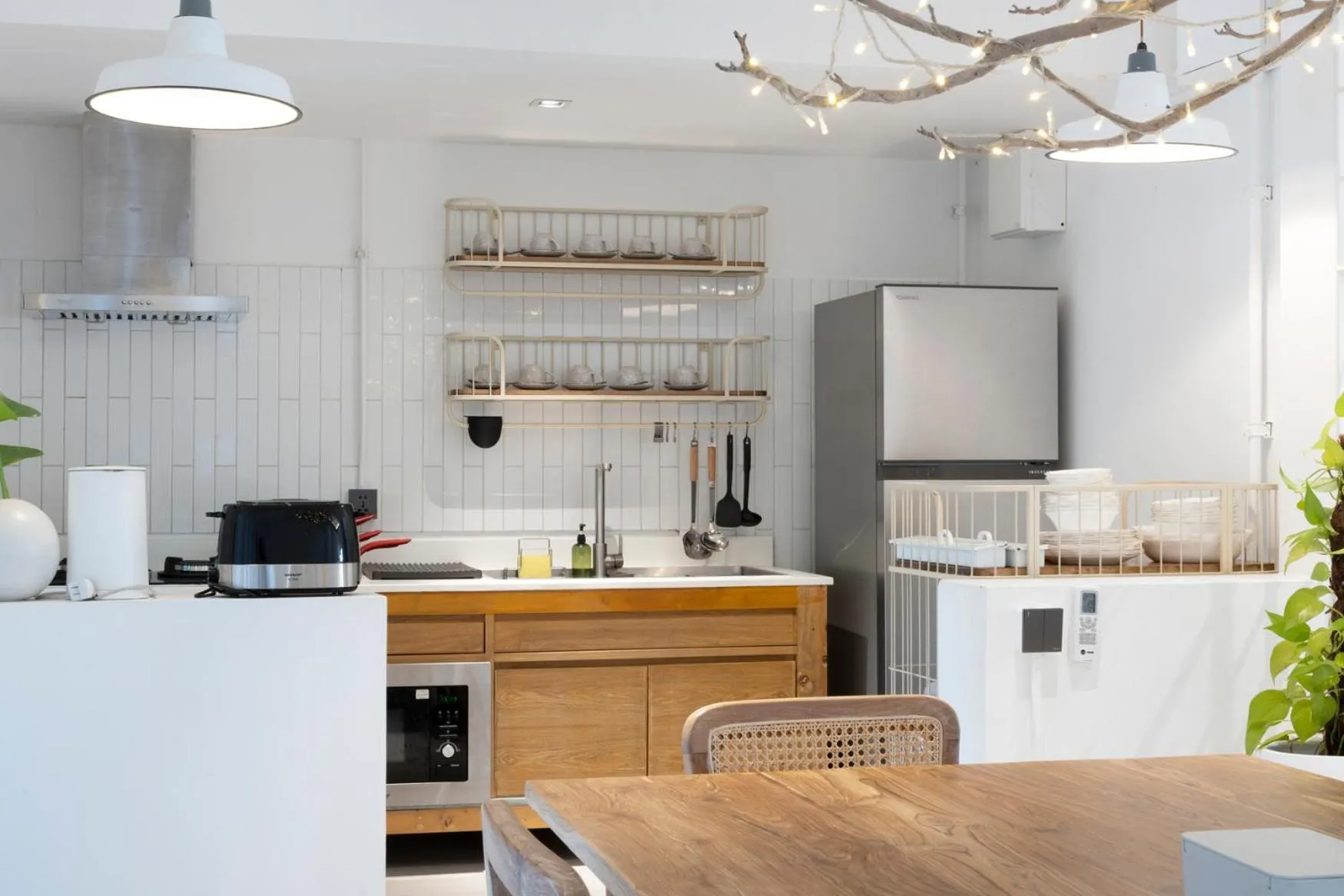 Kitchen or kitchenette in Phrip Phri Luxury Pool Villas