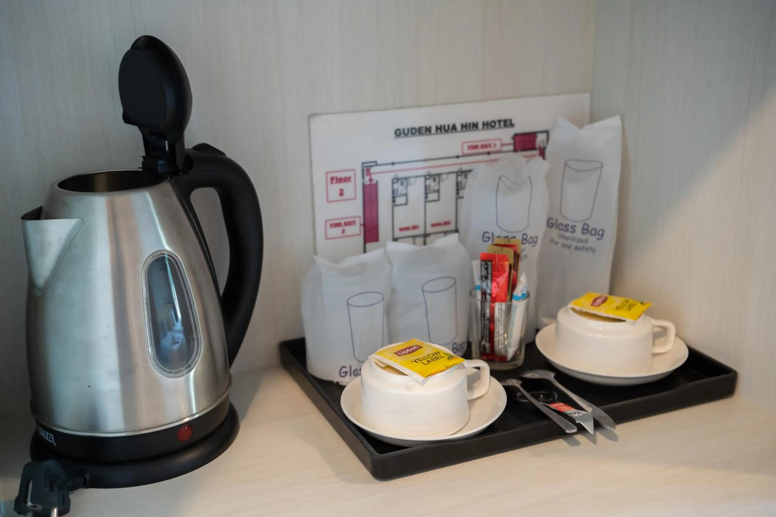 Coffee/tea facilities in Guuden Huahin Hotel