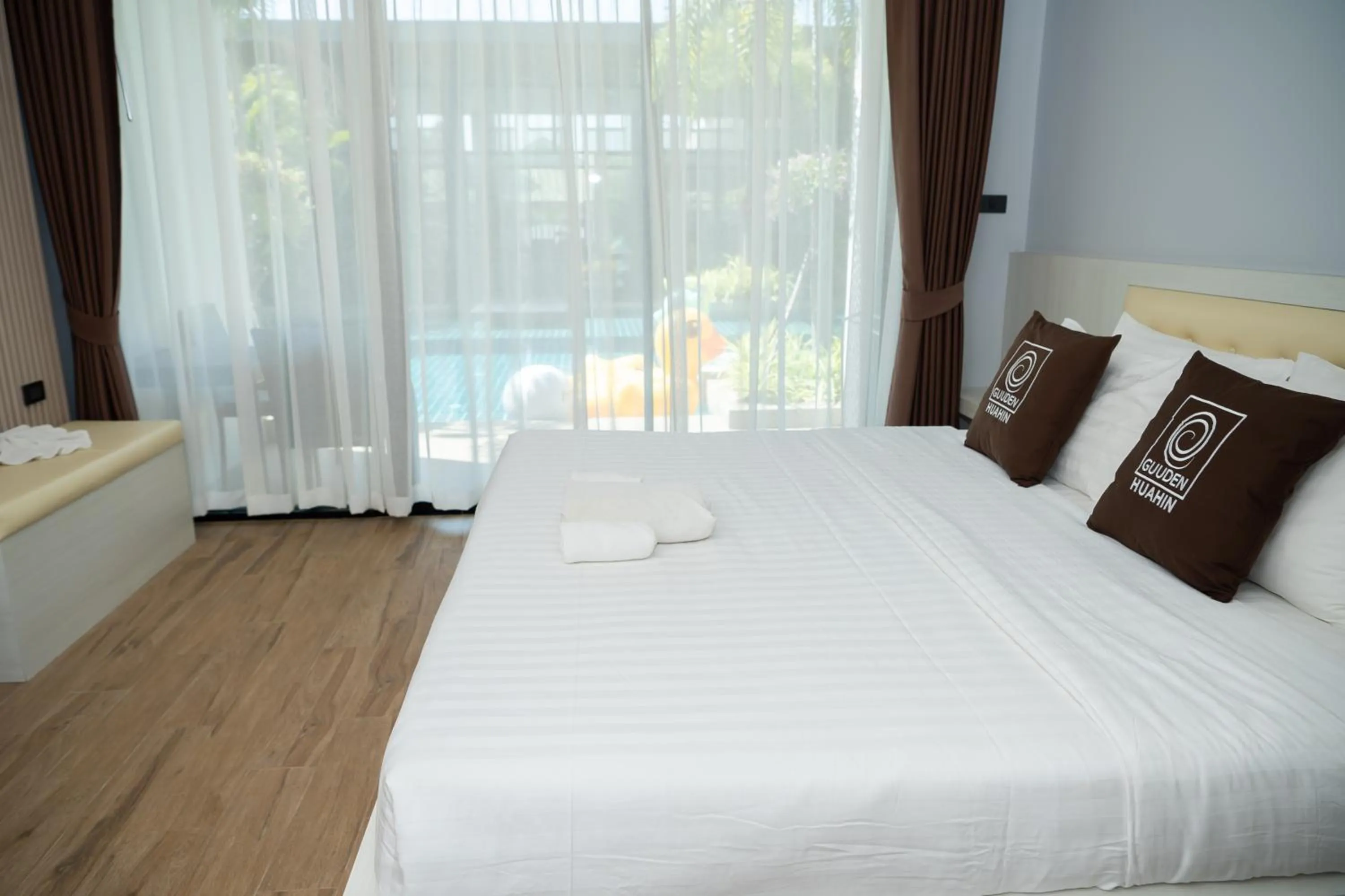 Bedroom, Bed in Guuden Huahin Hotel