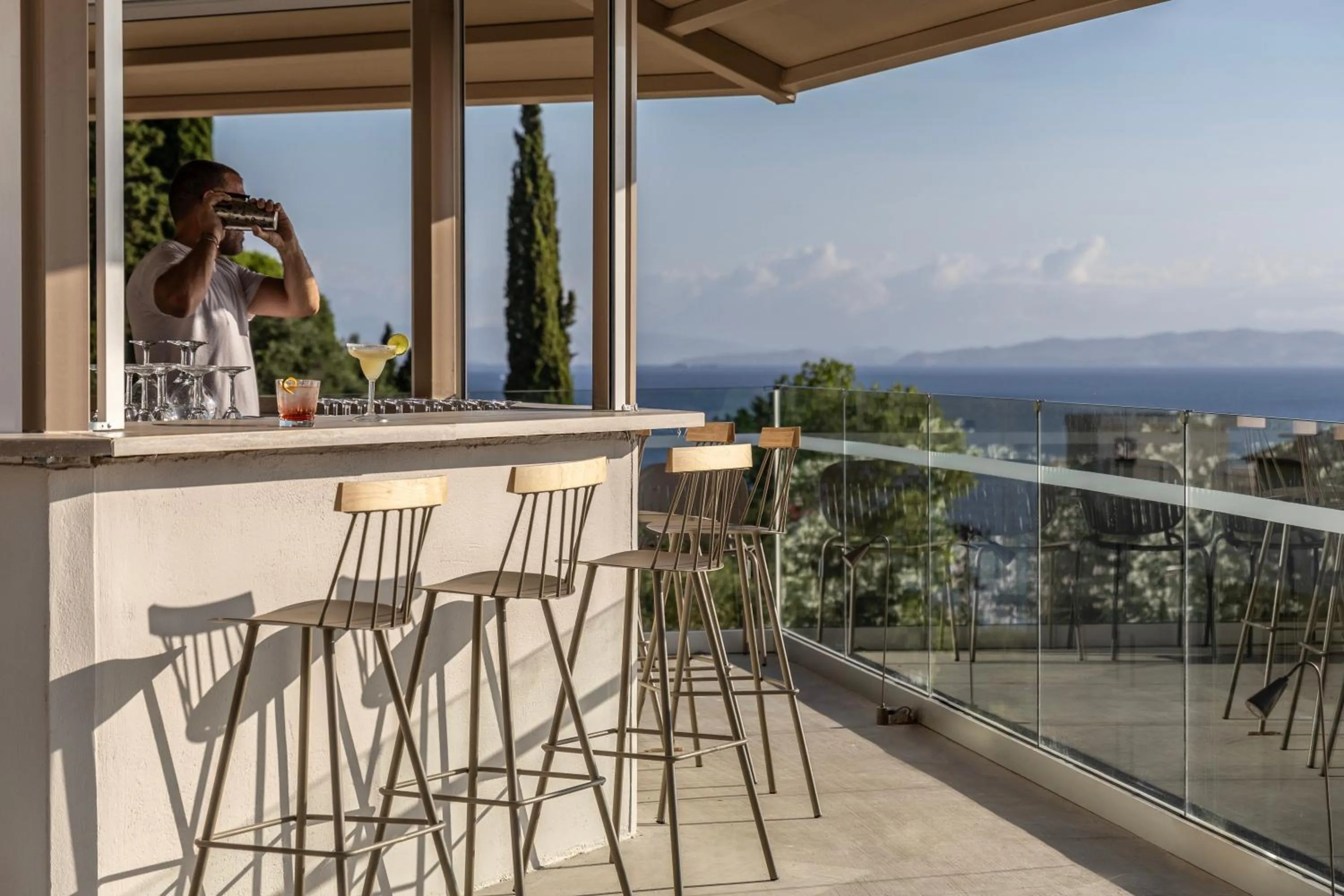 View (from property/room) in Valmar Corfu