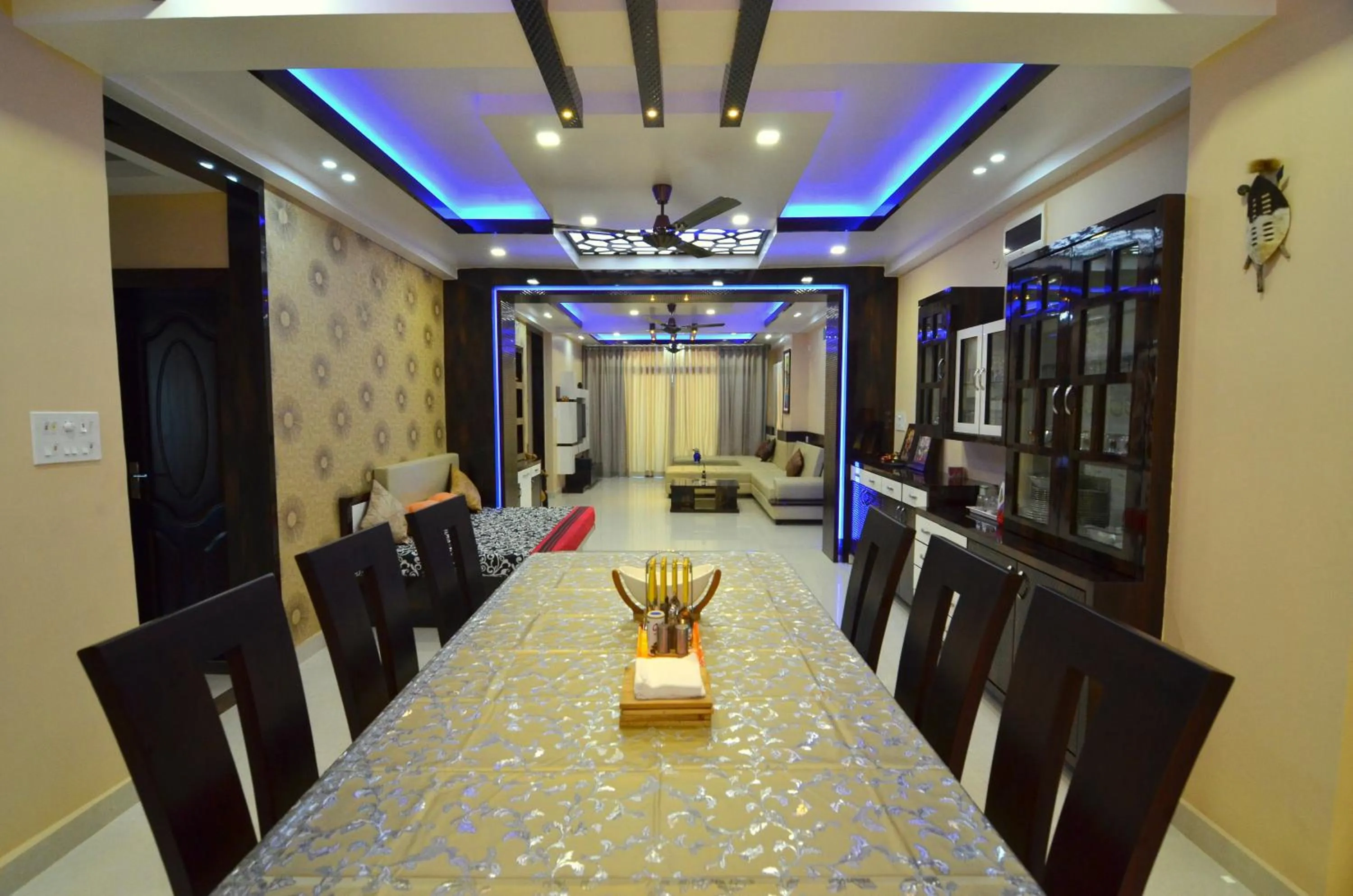 Seating area in Tulip Residency