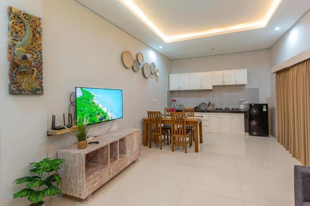 Kitchen or kitchenette in Kubu Ramah Canggu