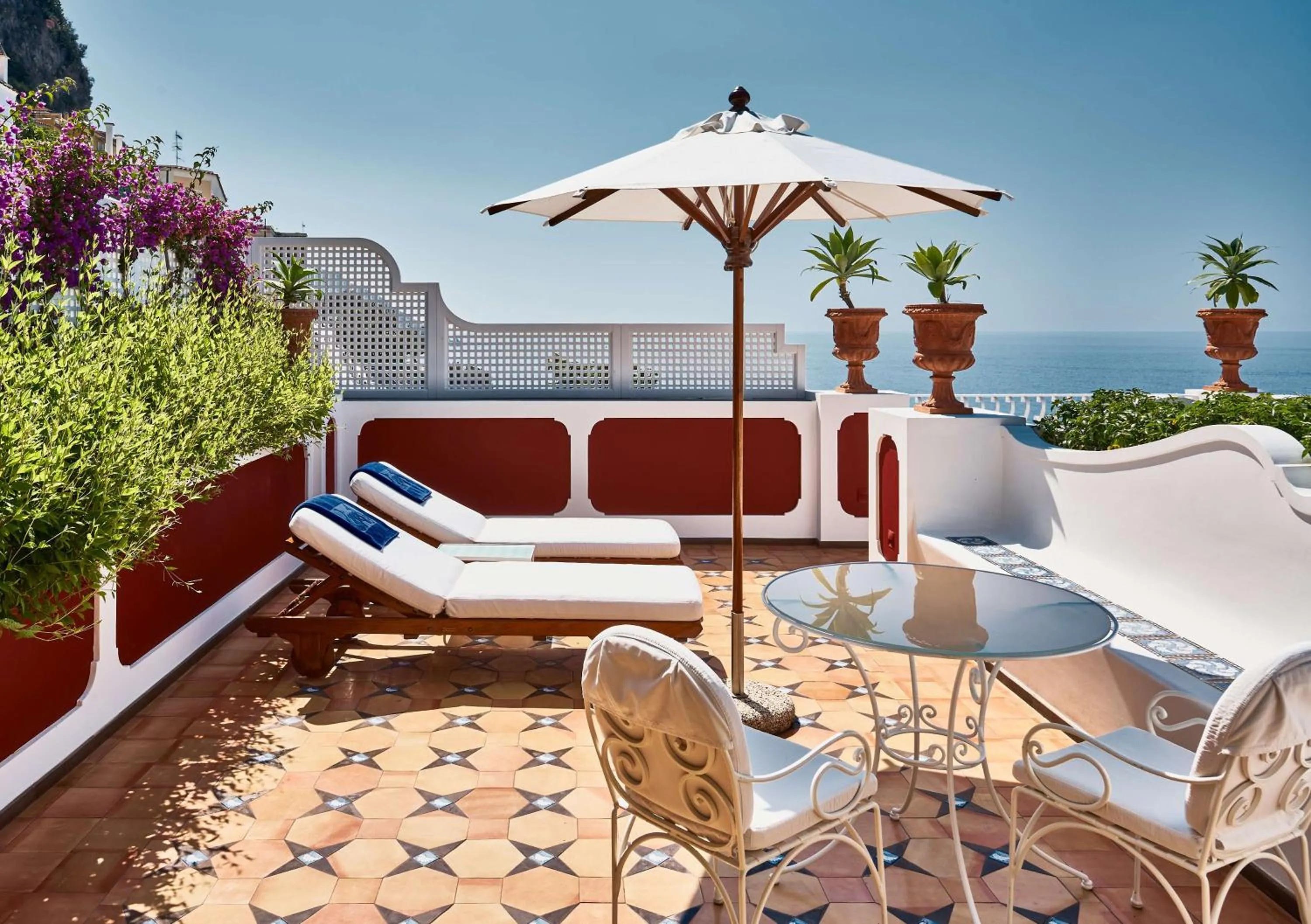 View (from property/room) in Le Sirenuse