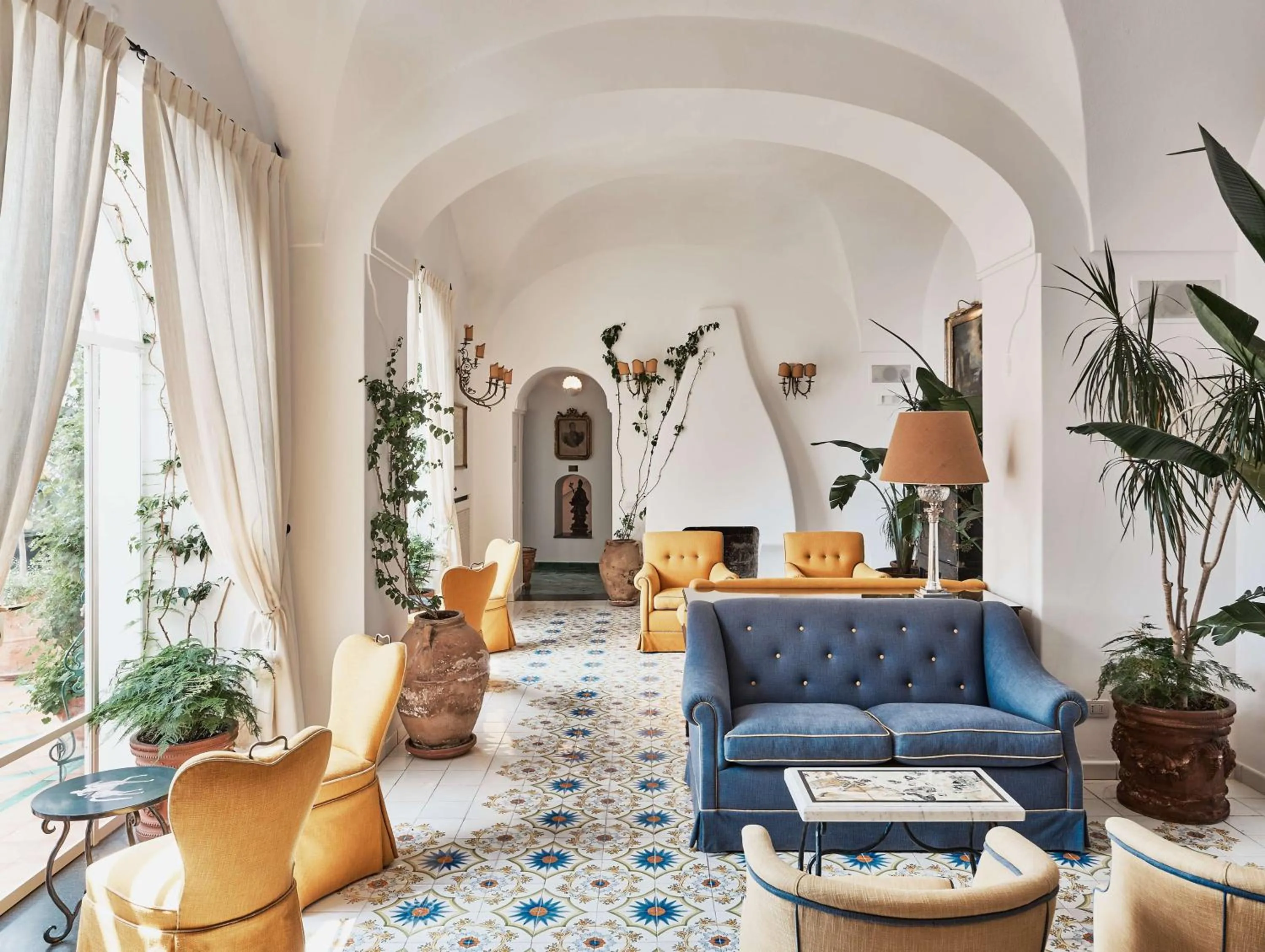 Lounge or bar in Le Sirenuse