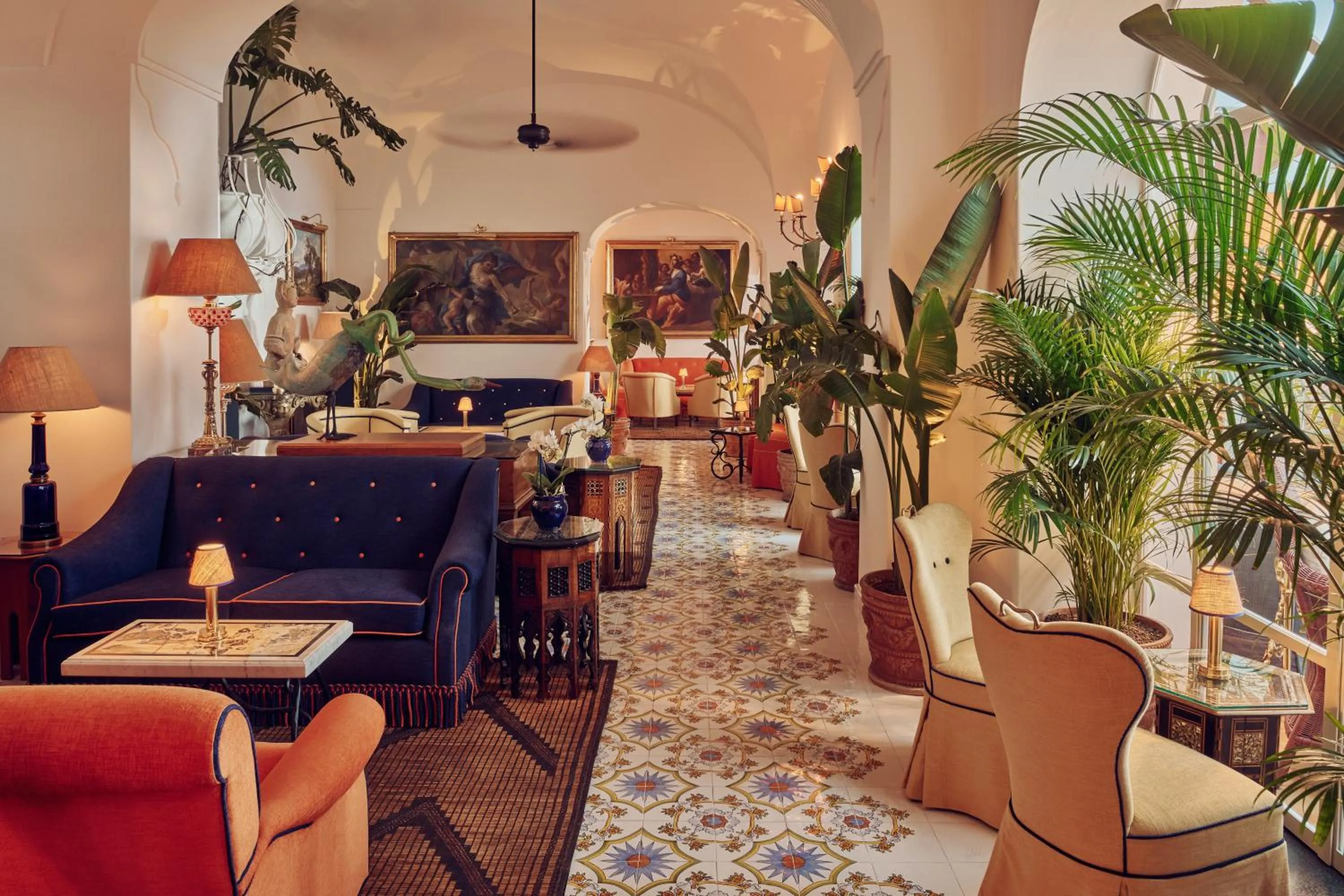 Lounge or bar in Le Sirenuse