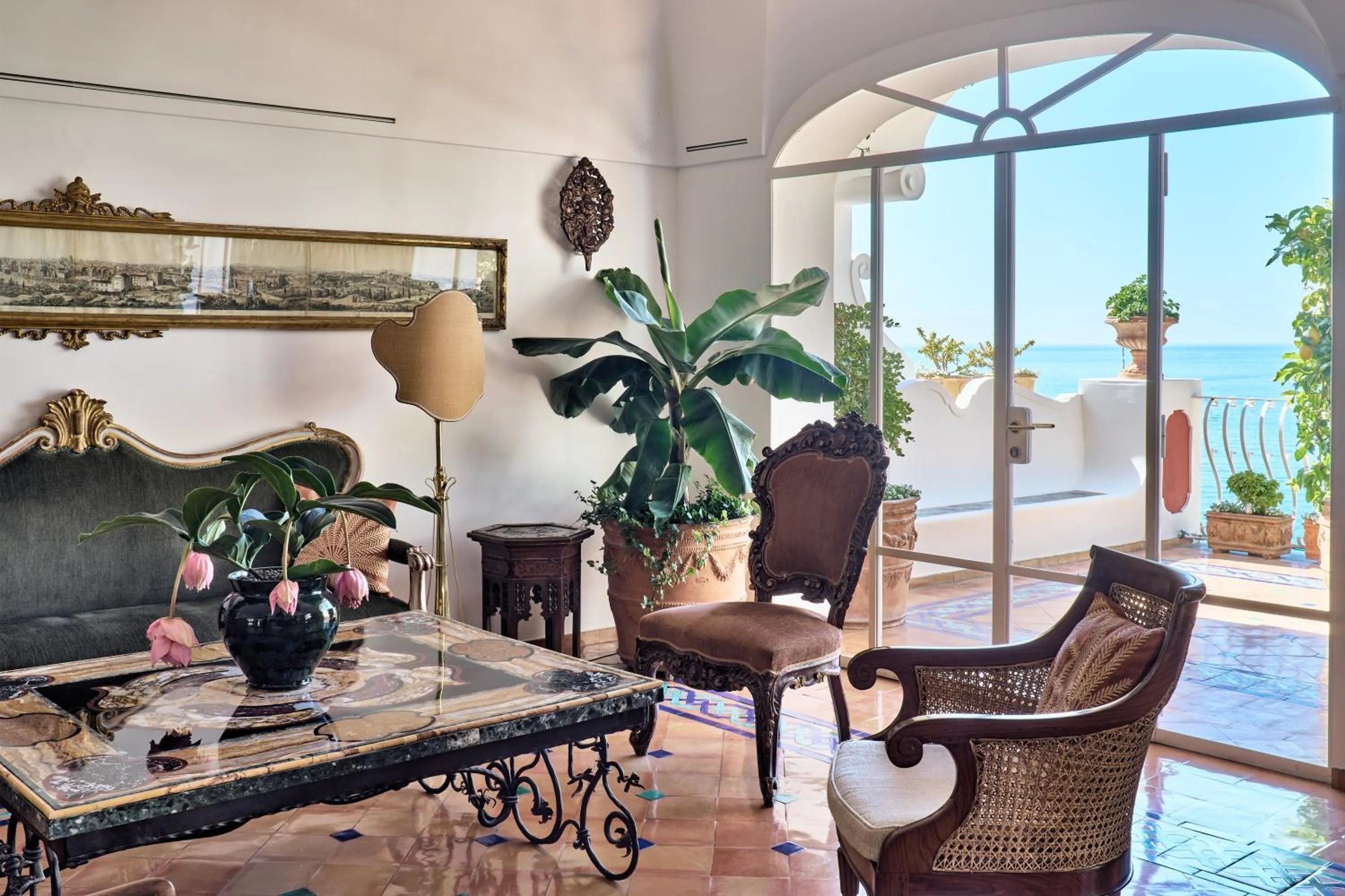 Lobby or reception in Le Sirenuse