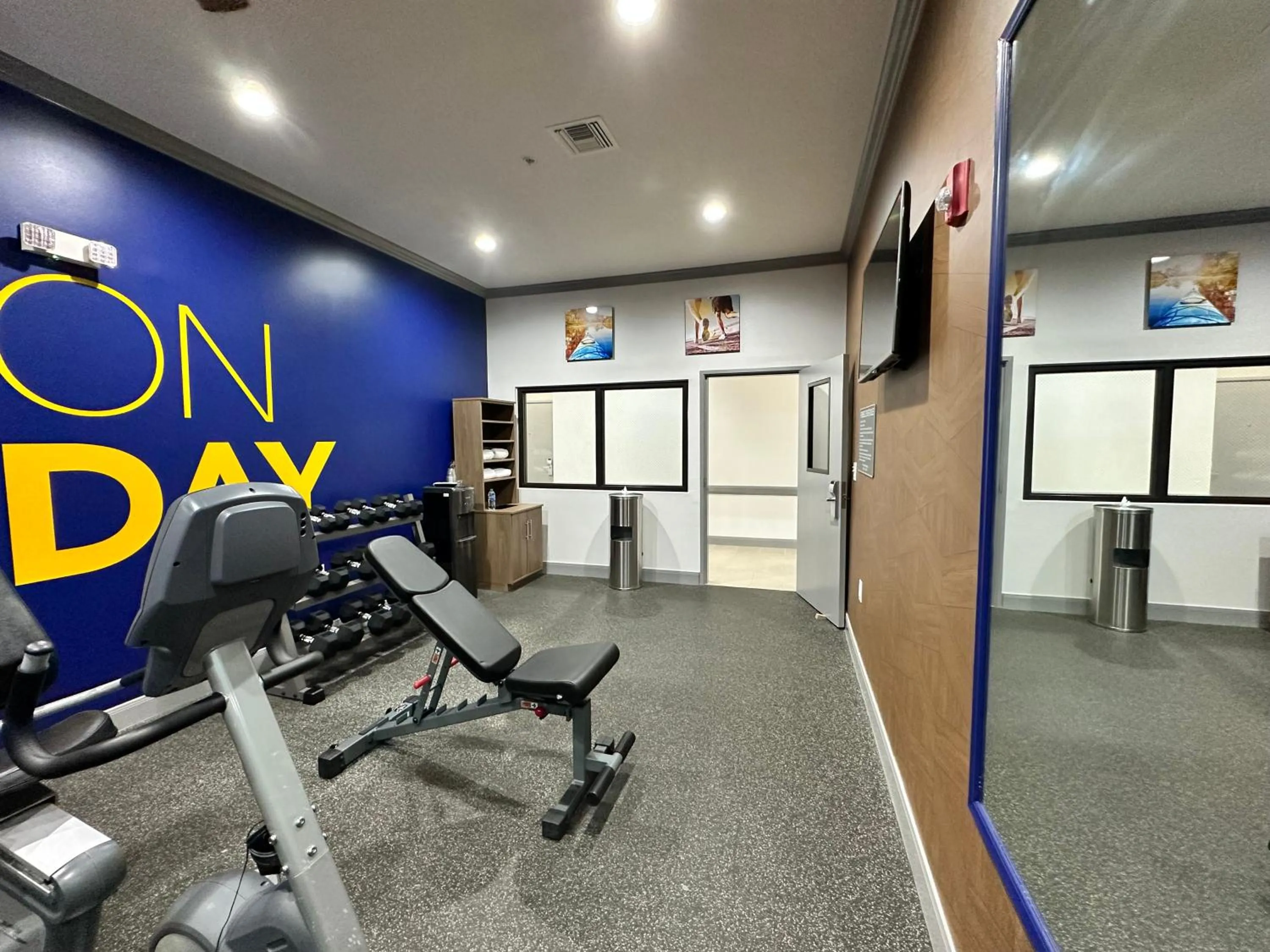 Fitness centre/facilities in Comfort Inn & Suites Schulenburg