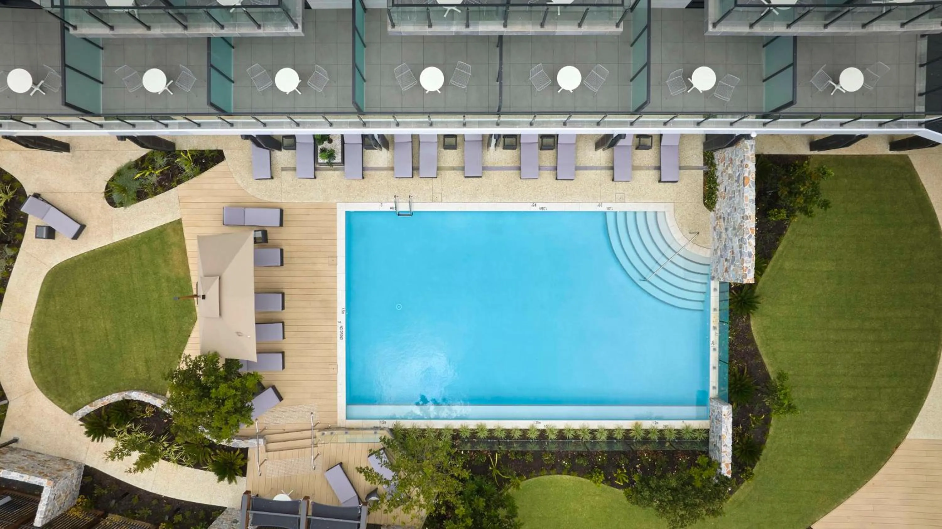 Pool view in Hilton Garden Inn Busselton