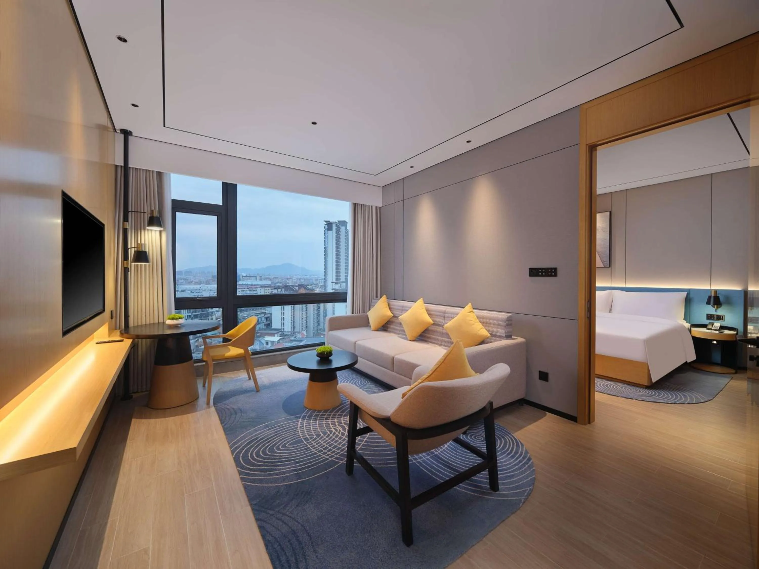 Living room in Hilton Garden Inn Xiamen Tong'An